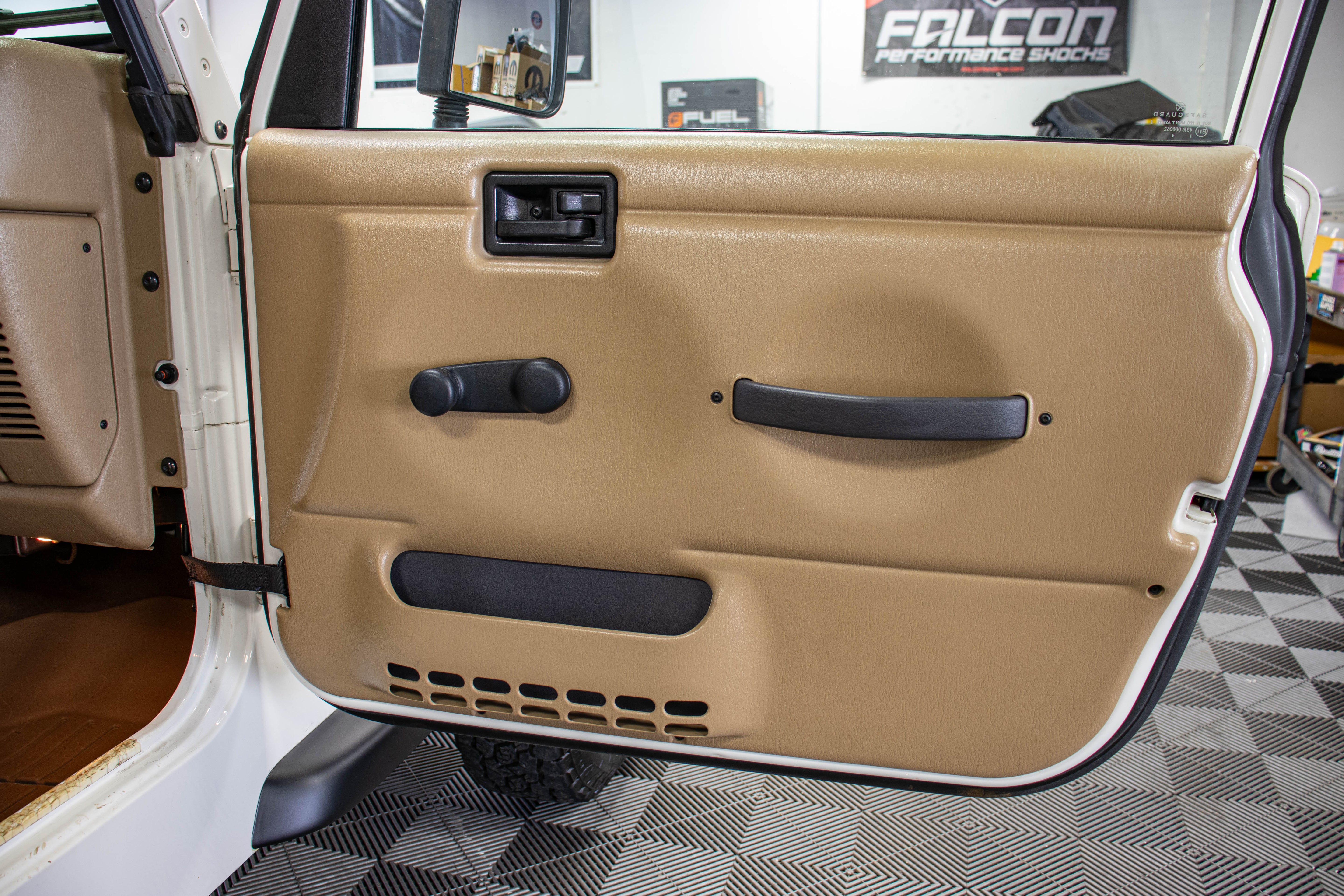 2002 Jeep Wrangler TJ Sport Soft Top Stone White - SOLD