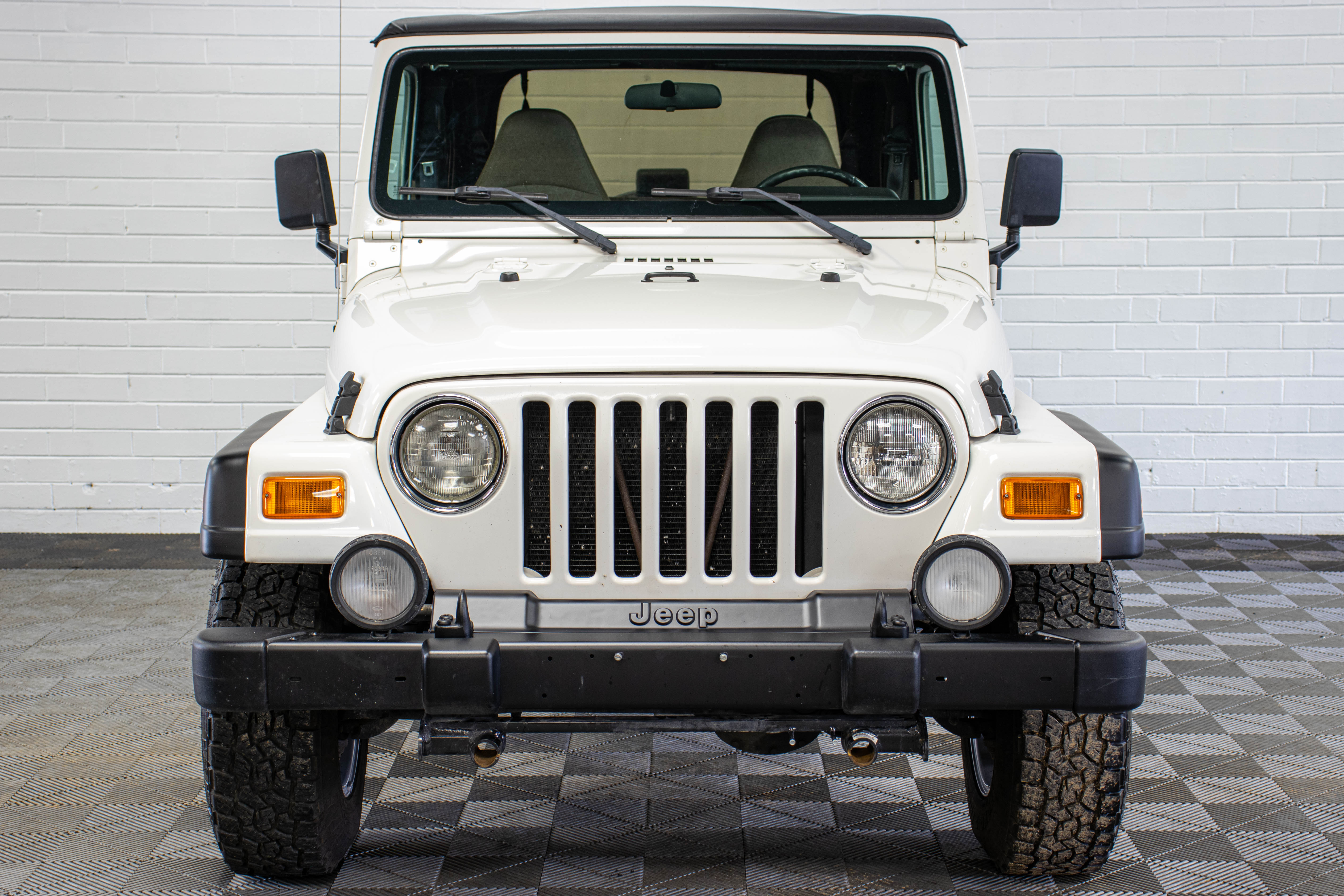 2002 Jeep Wrangler TJ Sport Soft Top Stone White - SOLD