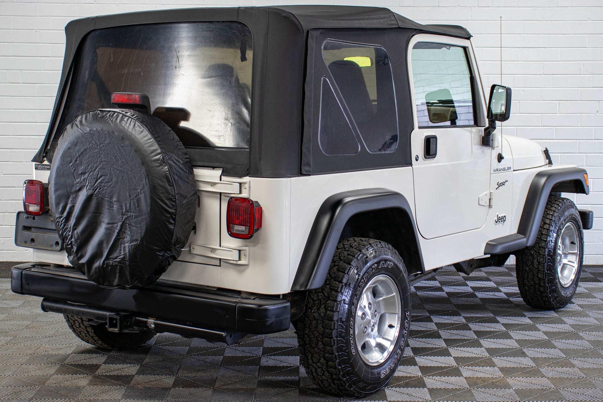 2002 Jeep Wrangler TJ Sport Soft Top Stone White - SOLD