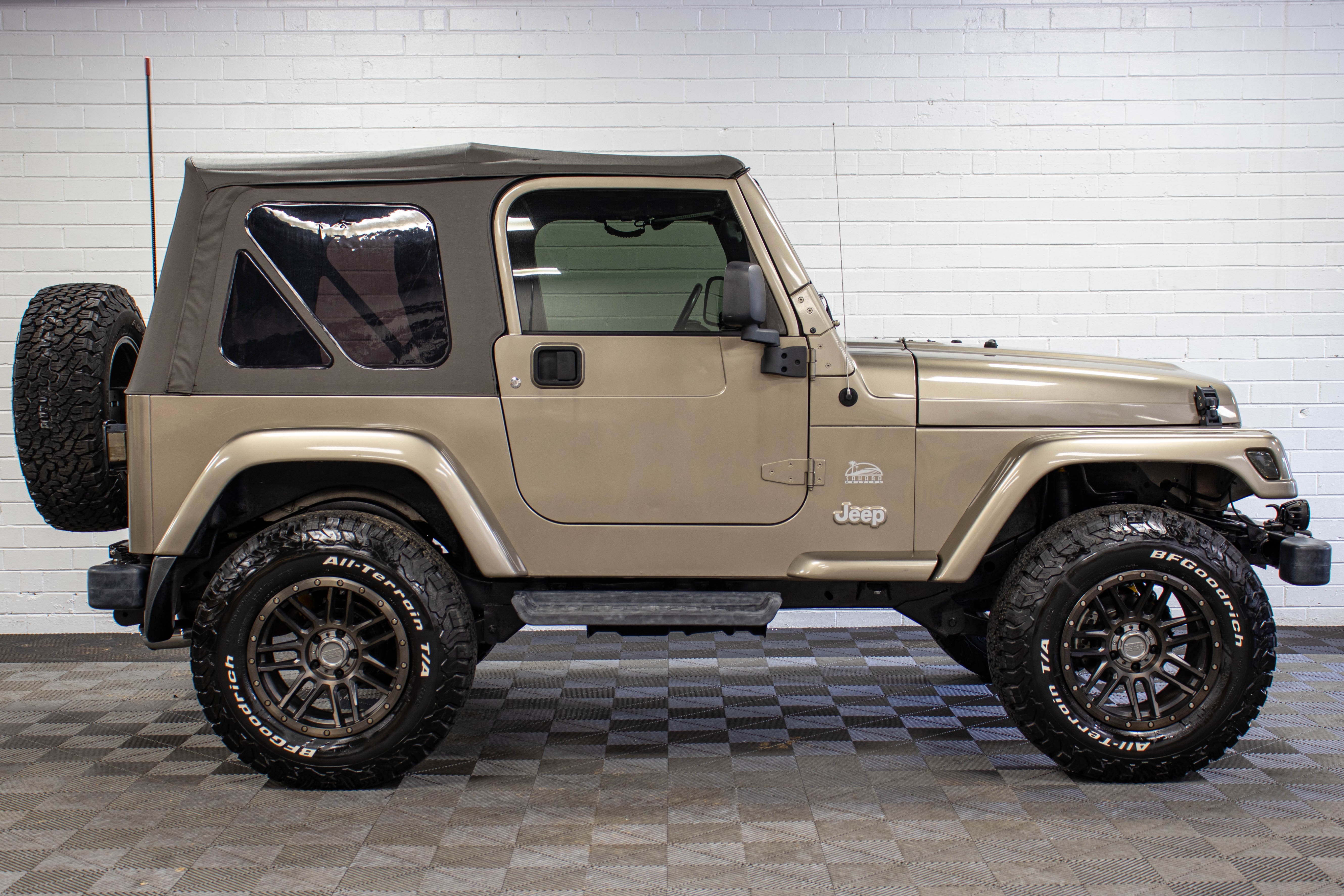 Pre-Owned 2004 Jeep Wrangler Sahara Soft Top Khaki - SOLD
