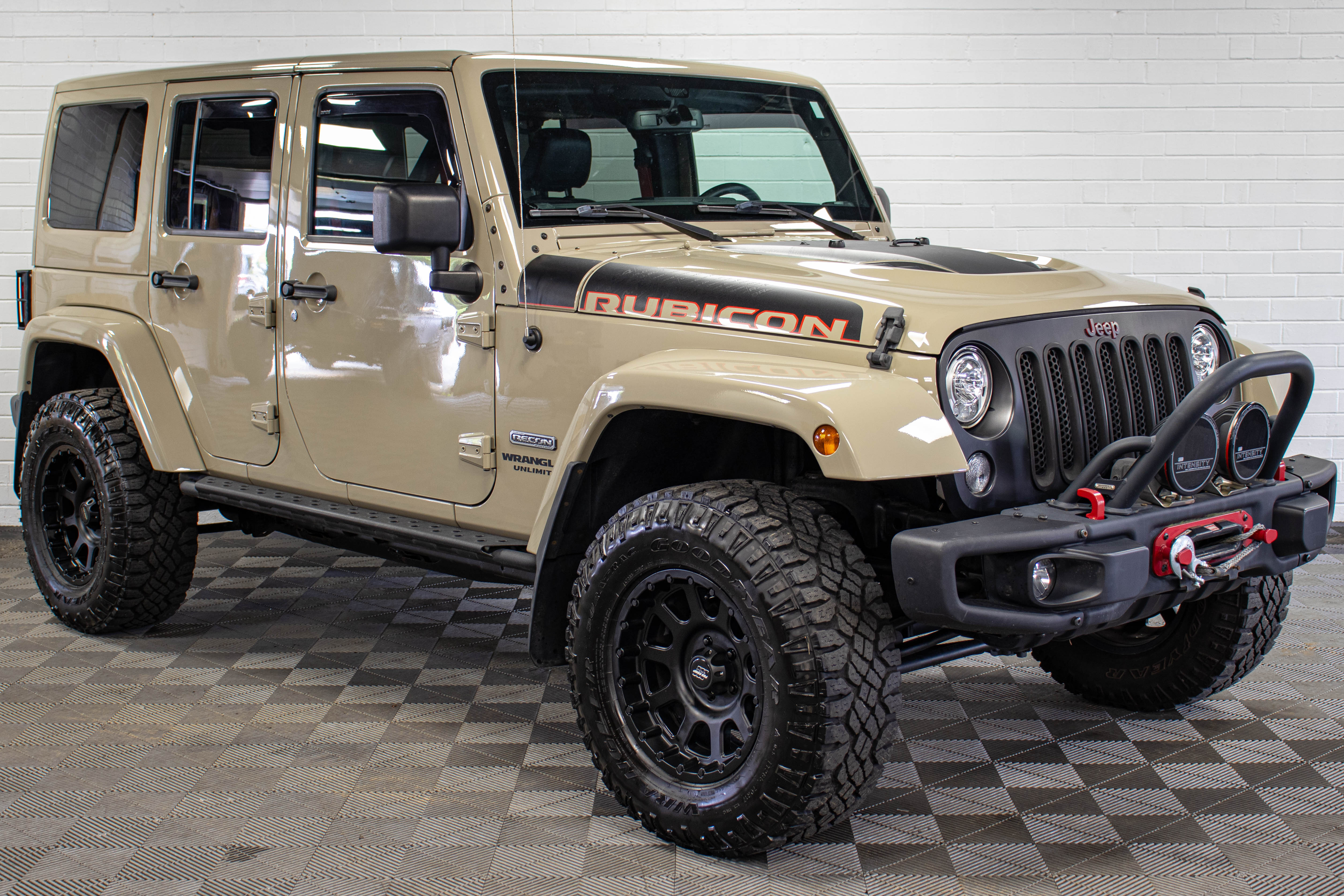 Pre-Owned 2017 Jeep Wrangler JK Unlimited Rubicon Recon Hard Top Gobi, 42k Miles