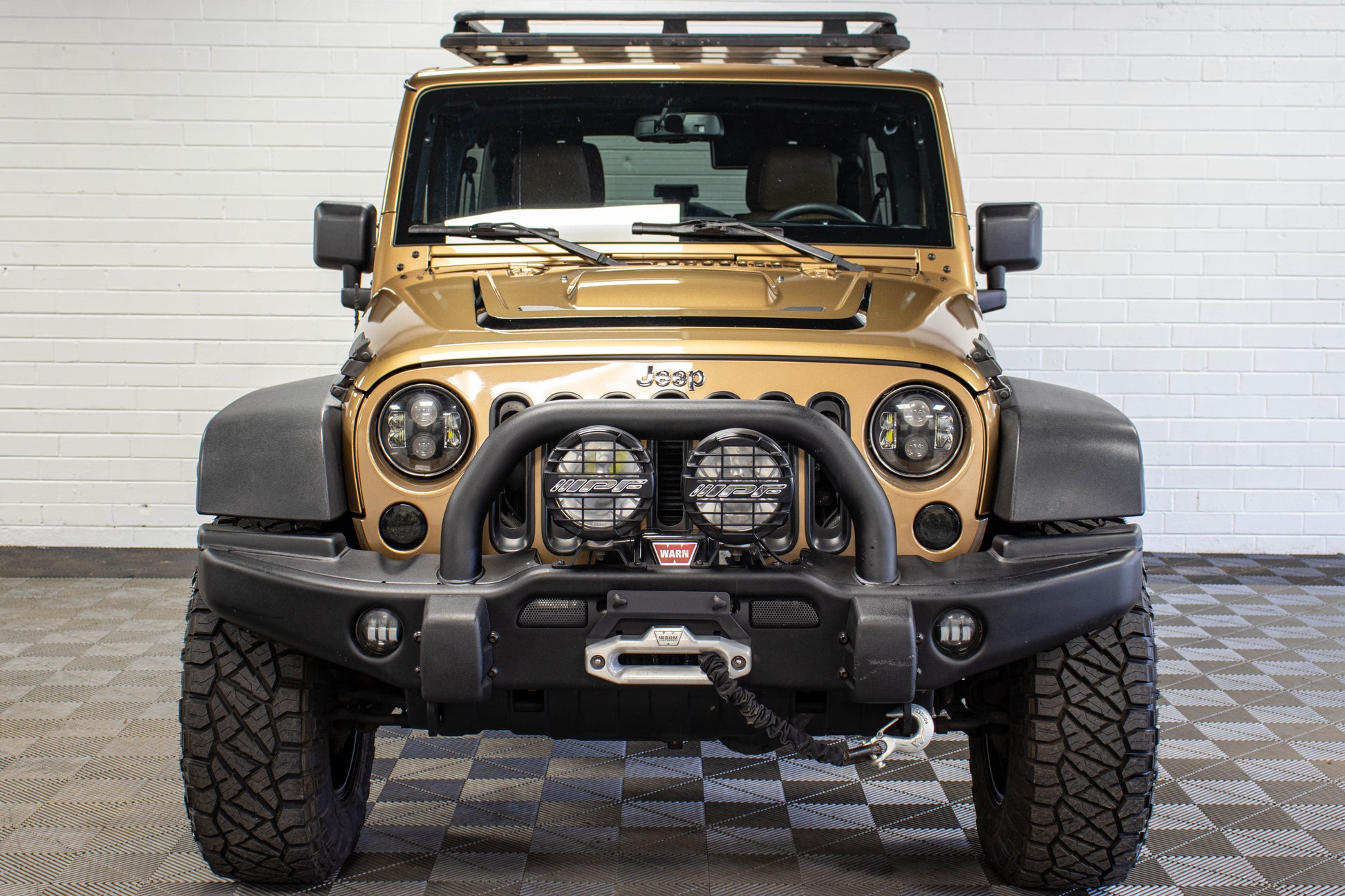 Pre-Owned 2015 Jeep Wrangler JKUR Hard Top Copper Brown - SOLD