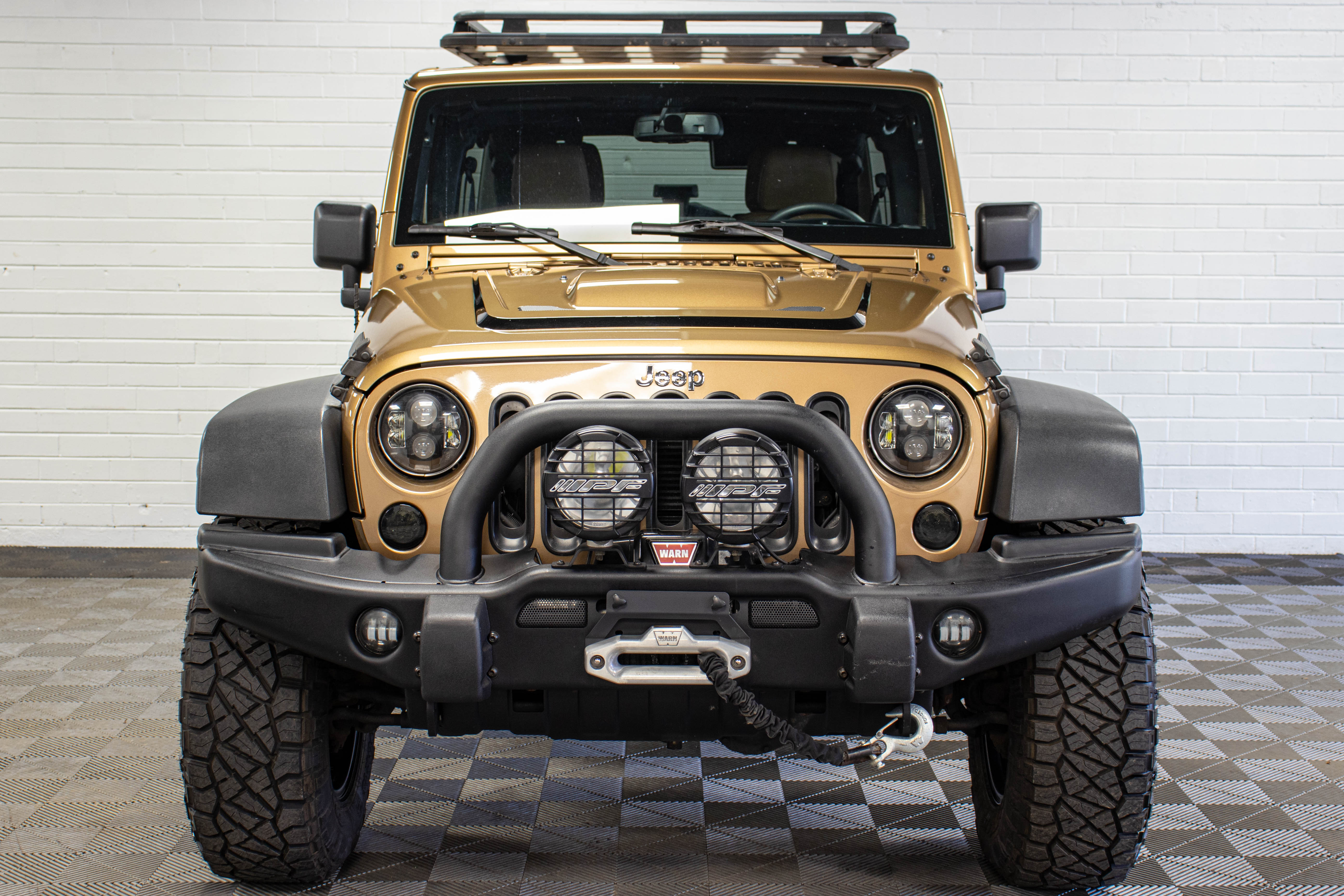 Pre-Owned 2015 Jeep Wrangler JKUR Hard Top Copper Brown - SOLD