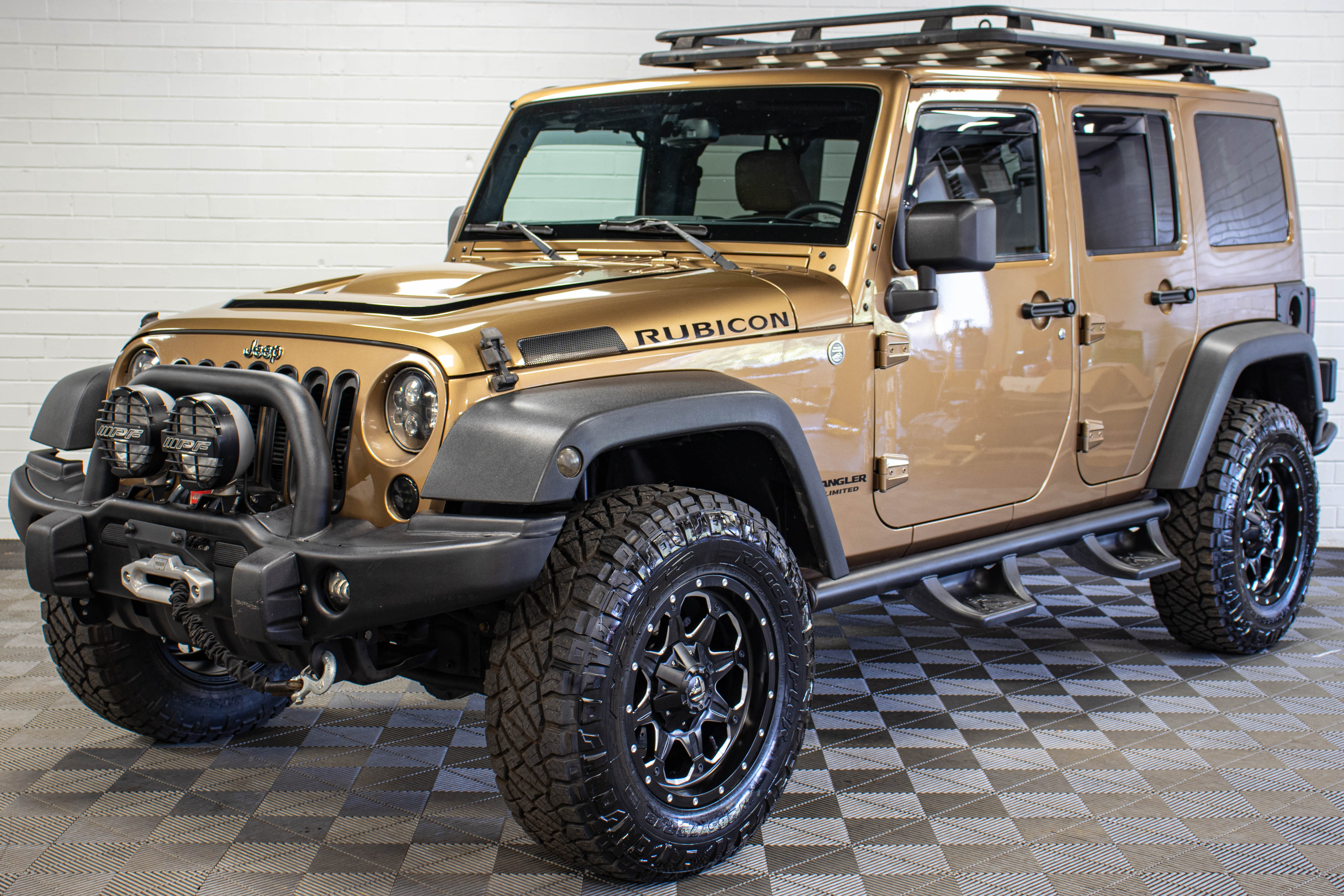 Pre-Owned 2015 Jeep Wrangler JKUR Hard Top Copper Brown - SOLD