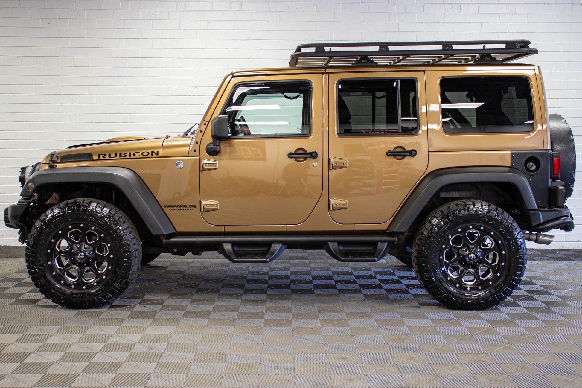 Pre-Owned 2015 Jeep Wrangler JKUR Hard Top Copper Brown - SOLD