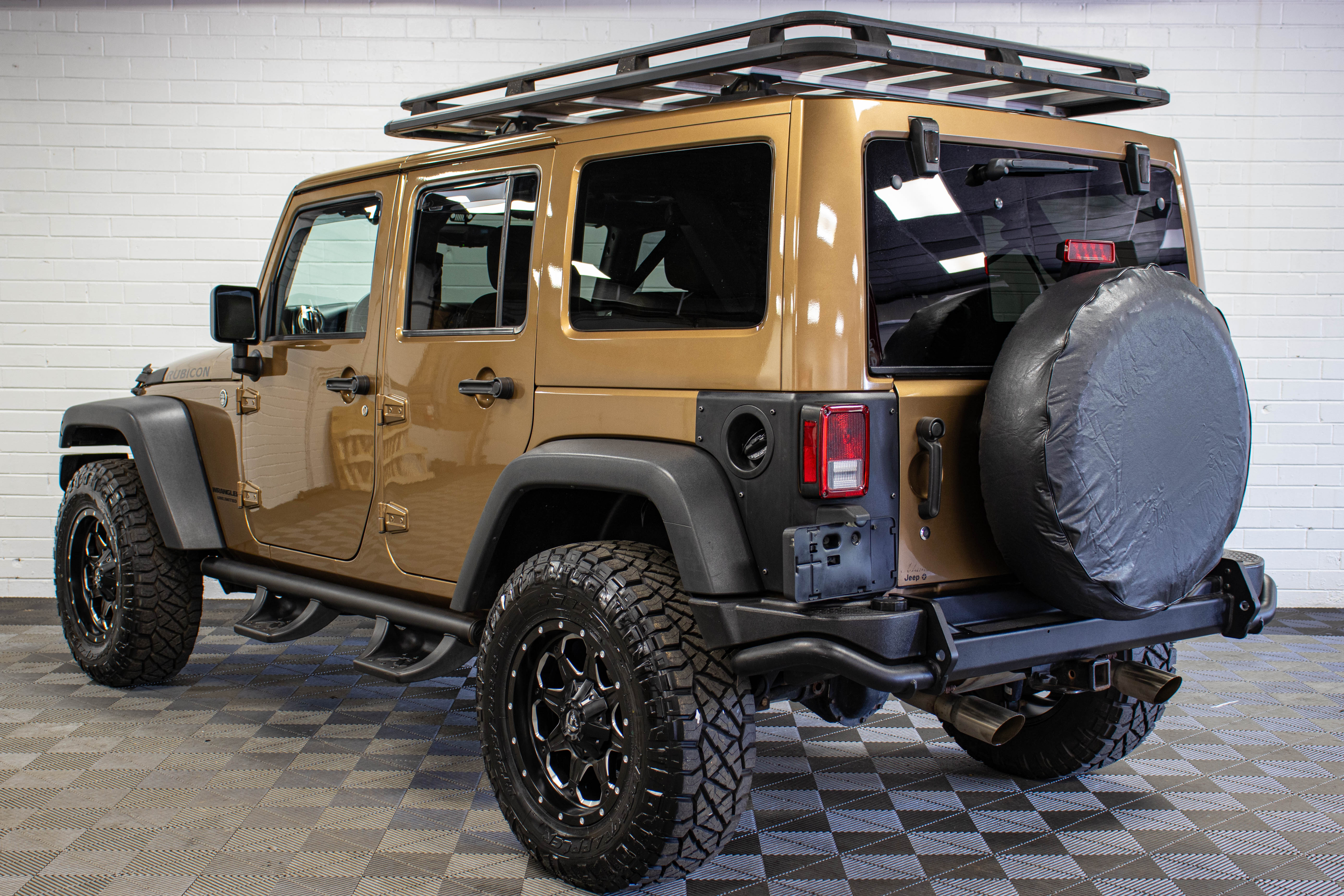 Pre-Owned 2015 Jeep Wrangler JKUR Hard Top Copper Brown - SOLD
