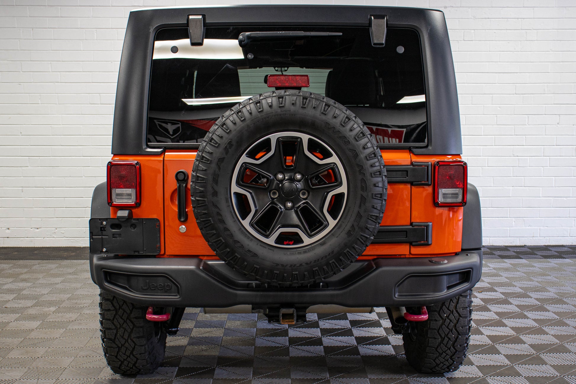 Pre-Owned 2015 Jeep Wrangler JK Unlimited Rubicon Hard Rock Hard Top Sunset Orange, 99k Miles