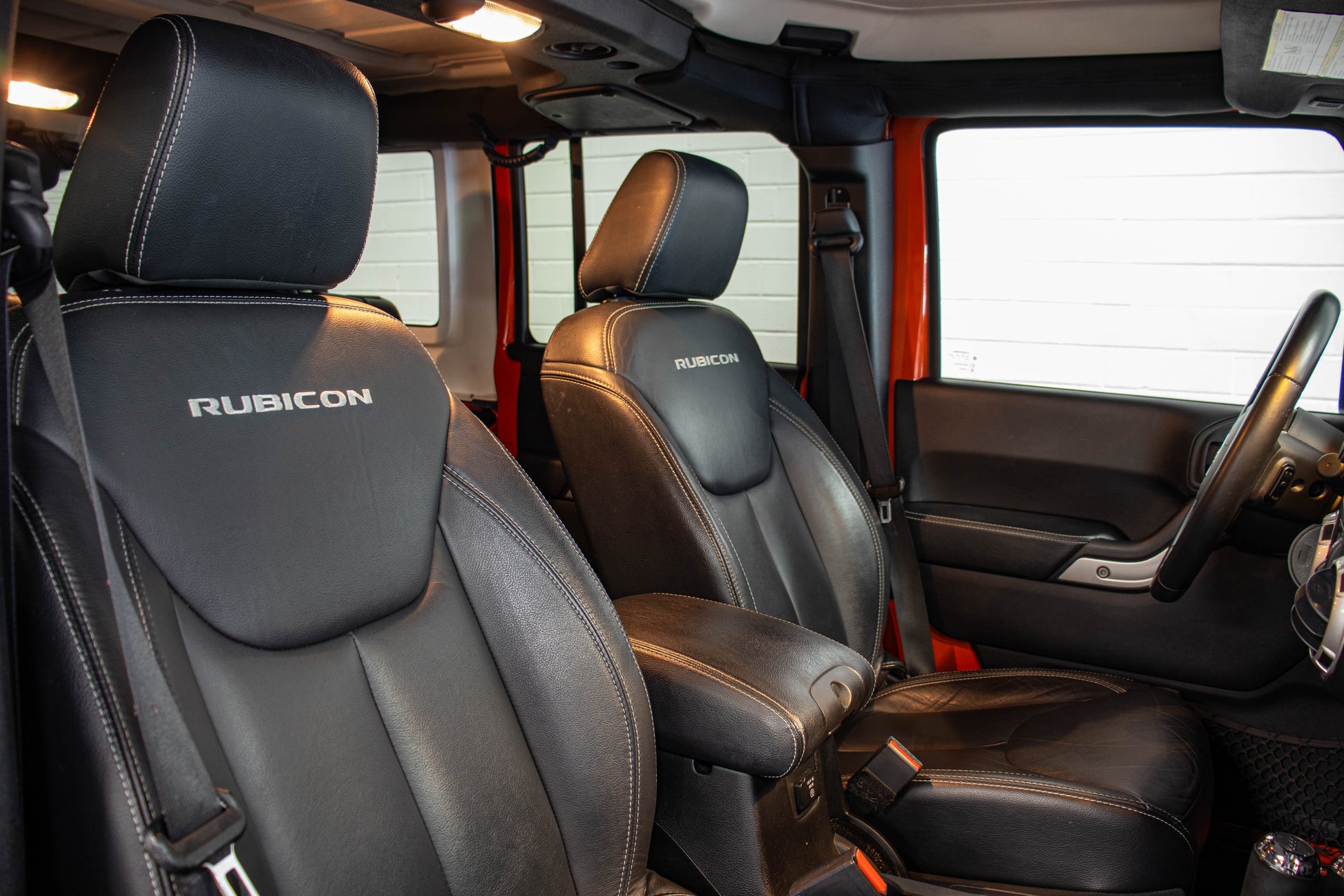 Pre-Owned 2015 Jeep Wrangler JK Unlimited Rubicon Hard Rock Hard Top Sunset Orange, 99k Miles