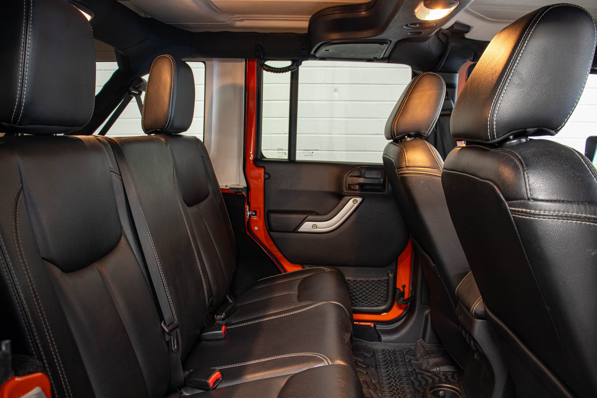 Pre-Owned 2015 Jeep Wrangler JK Unlimited Rubicon Hard Rock Hard Top Sunset Orange, 99k Miles