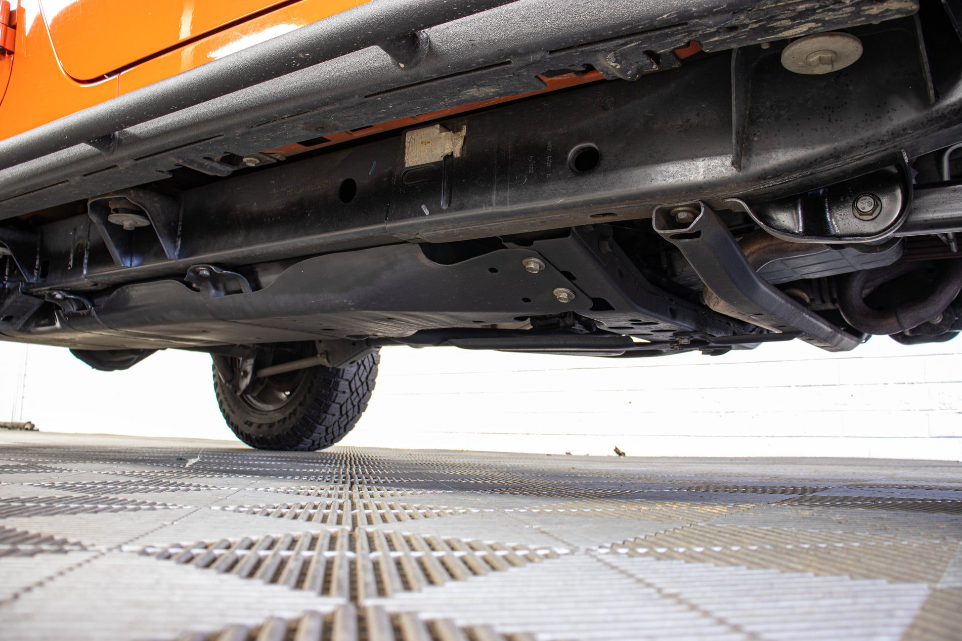 Pre-Owned 2015 Jeep Wrangler JK Unlimited Rubicon Hard Rock Hard Top Sunset Orange, 99k Miles