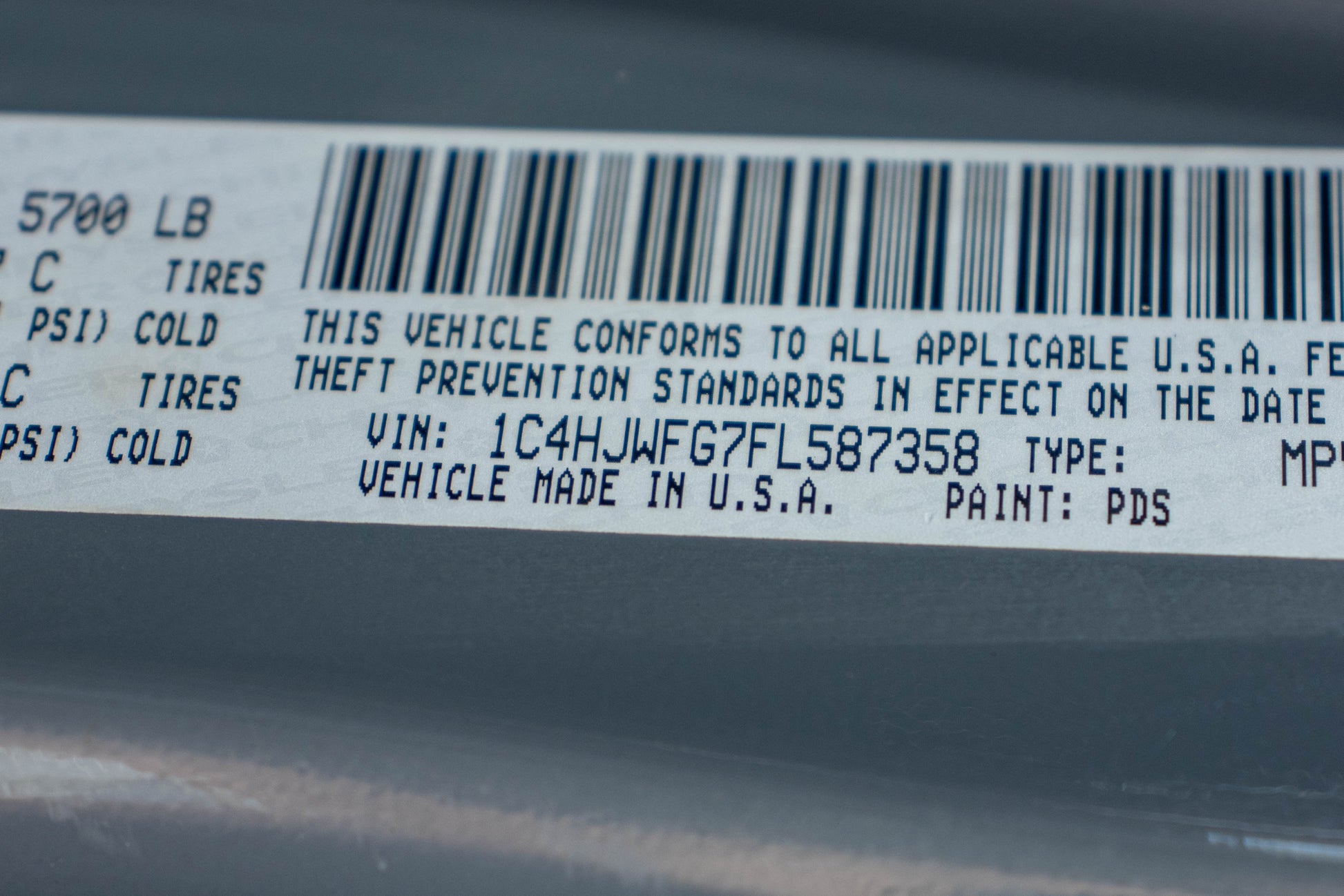 2015 Jeep Wrangler JKUR HEMI Hard and Soft Top Anvil - SOLD