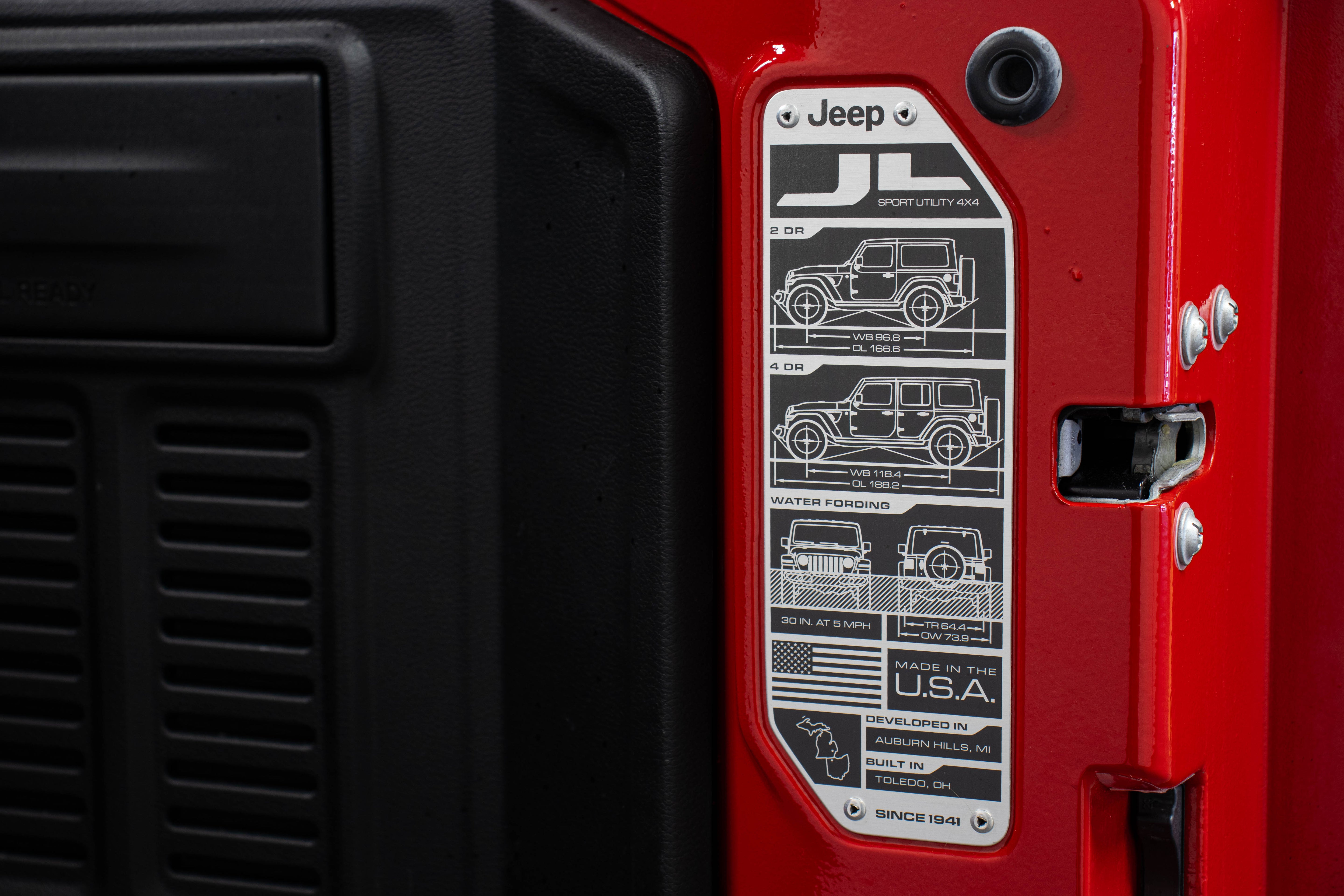 Pre-Owned 2019 Jeep Wrangler JL Unlimited Rubicon Hard Top Firecracker Red - SOLD