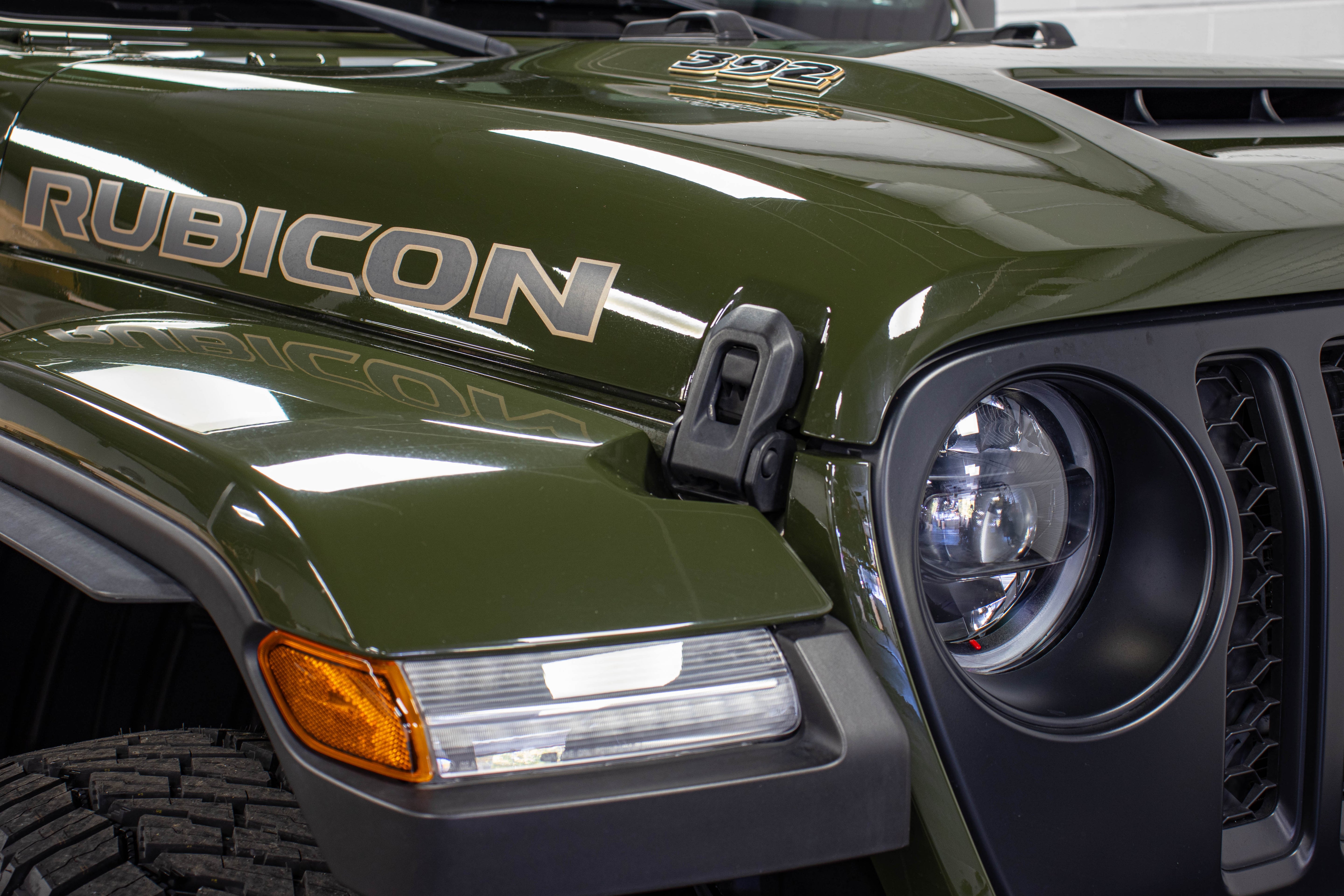 Pre-Owned 2023 Jeep Wrangler JL Unlimited Rubicon 392 Power Top Sarge Green, 17k Miles