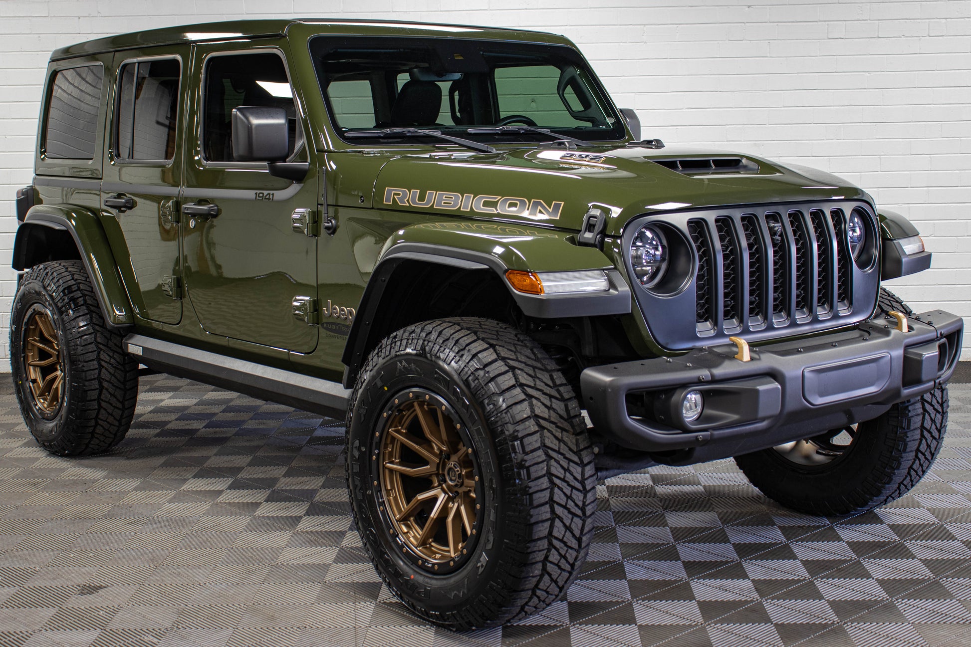 Pre-Owned 2023 Jeep Wrangler JL Unlimited Rubicon 392 Power Top Sarge Green, 17k Miles