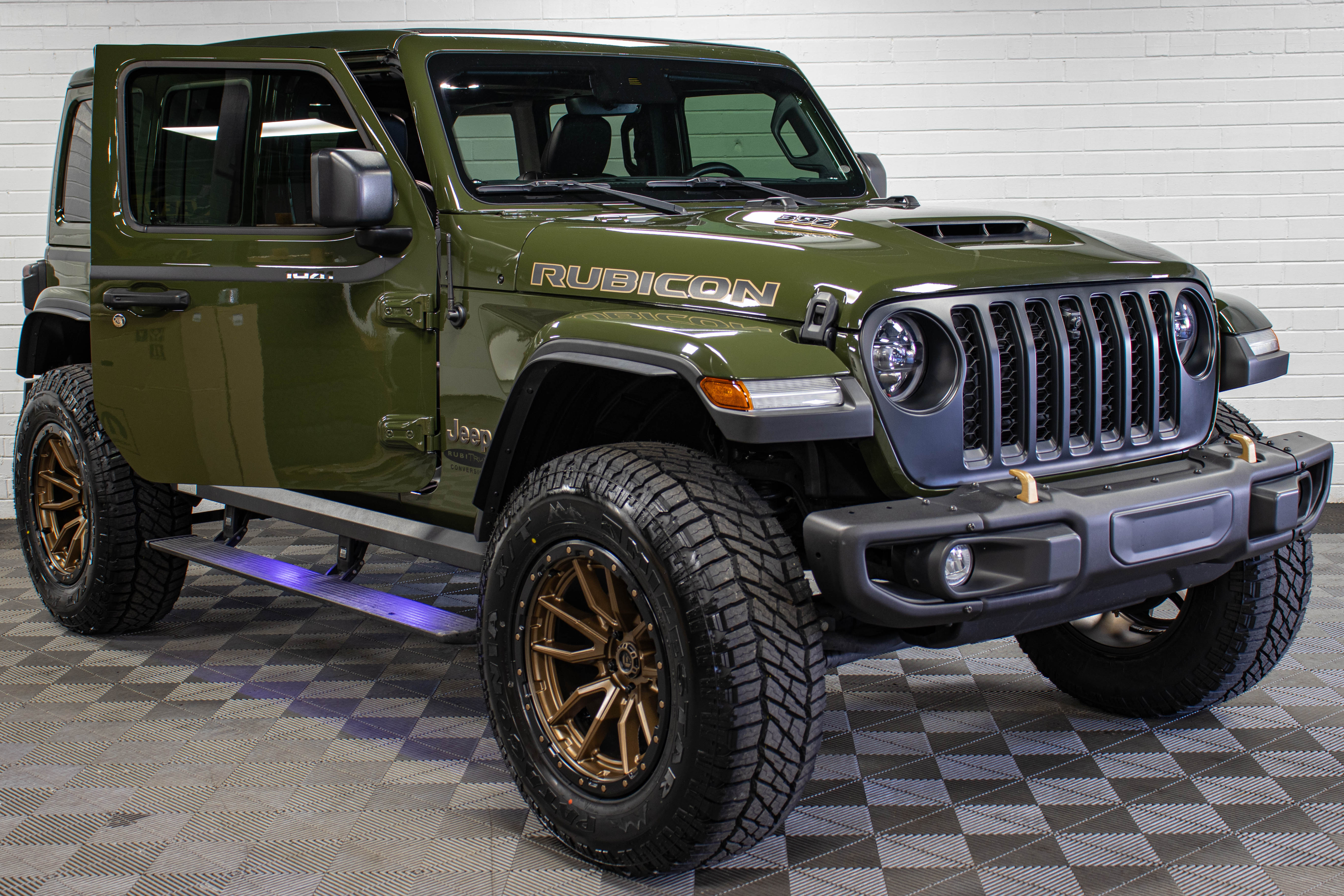 Pre-Owned 2023 Jeep Wrangler JL Unlimited Rubicon 392 Power Top Sarge Green, 17k Miles