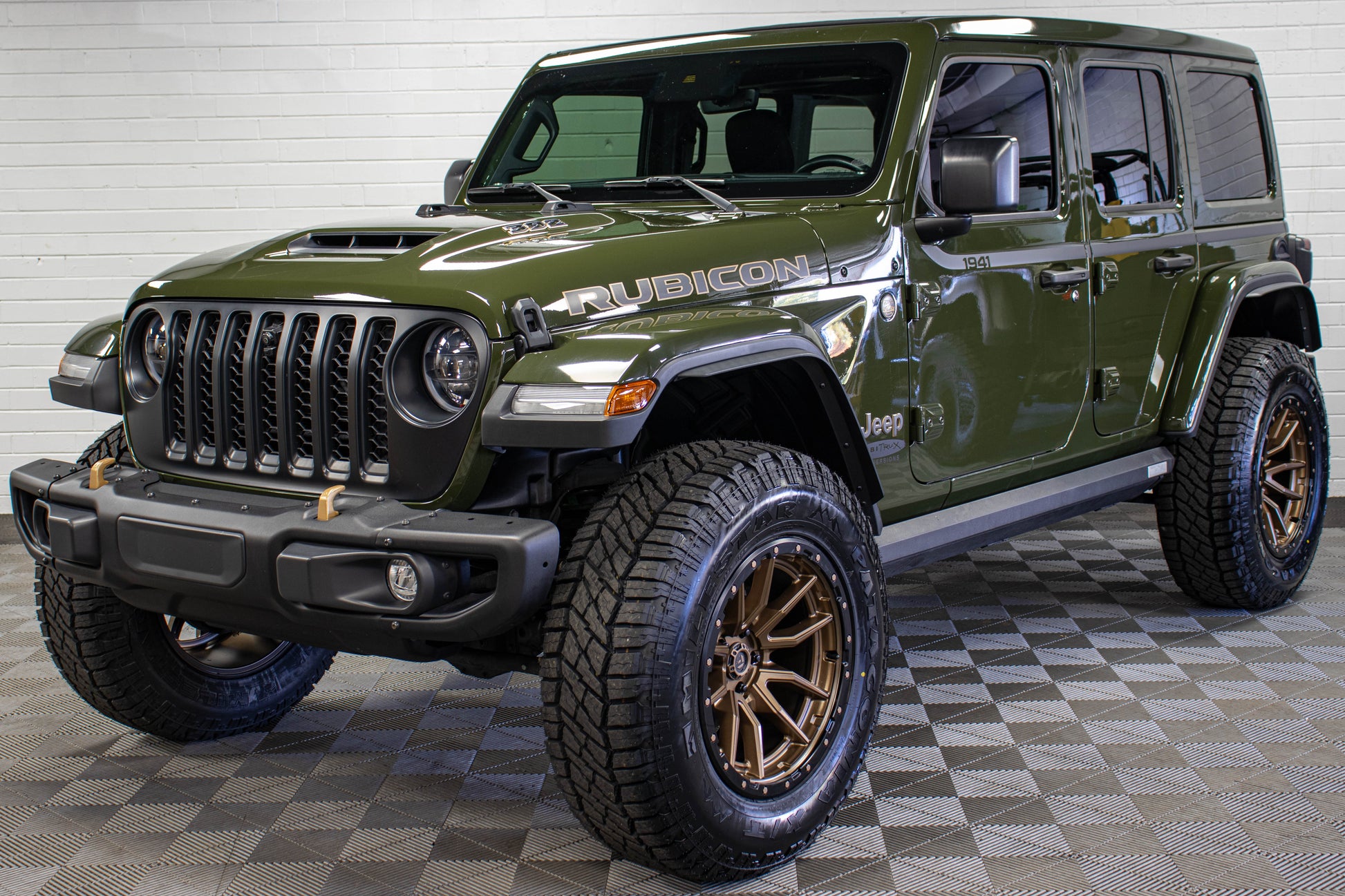 Pre-Owned 2023 Jeep Wrangler JL Unlimited Rubicon 392 Power Top Sarge Green, 17k Miles