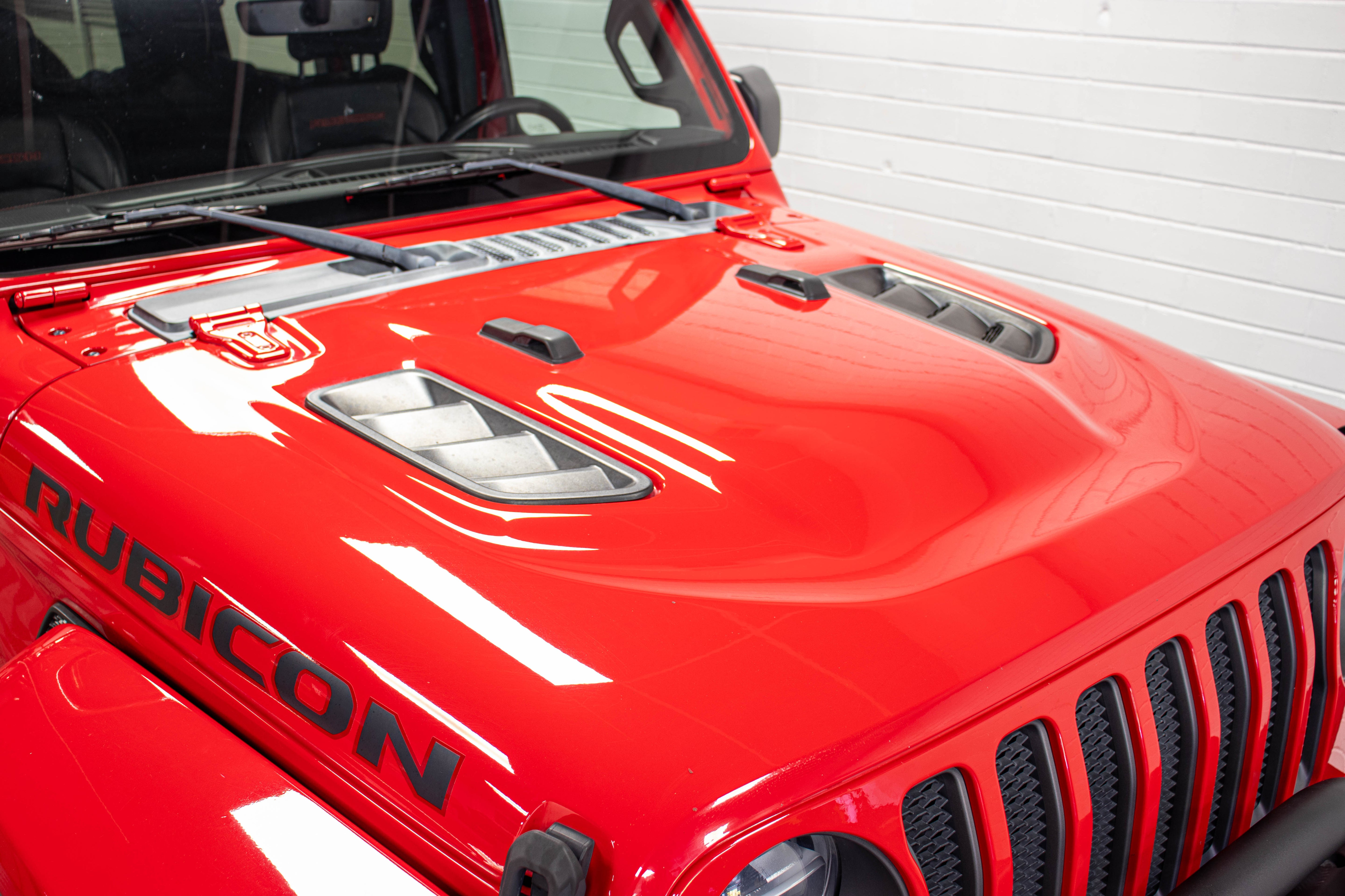 Pre-Owned 2018 Jeep Wrangler JL Unlimited Rubicon Hard Top Firecracker Red, 85k Miles