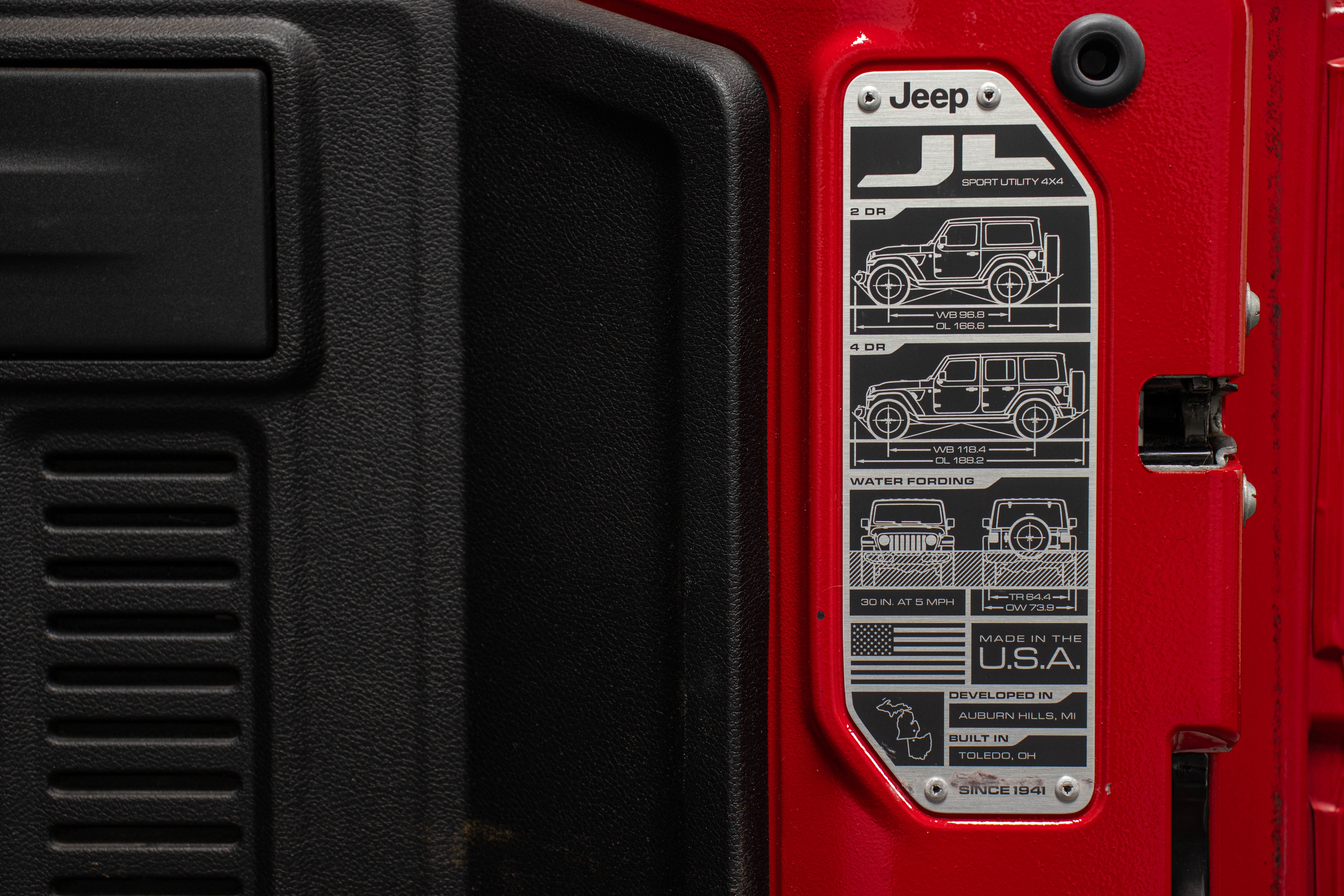 Pre-Owned 2018 Jeep Wrangler JL Unlimited Rubicon Hard Top Firecracker Red, 85k Miles