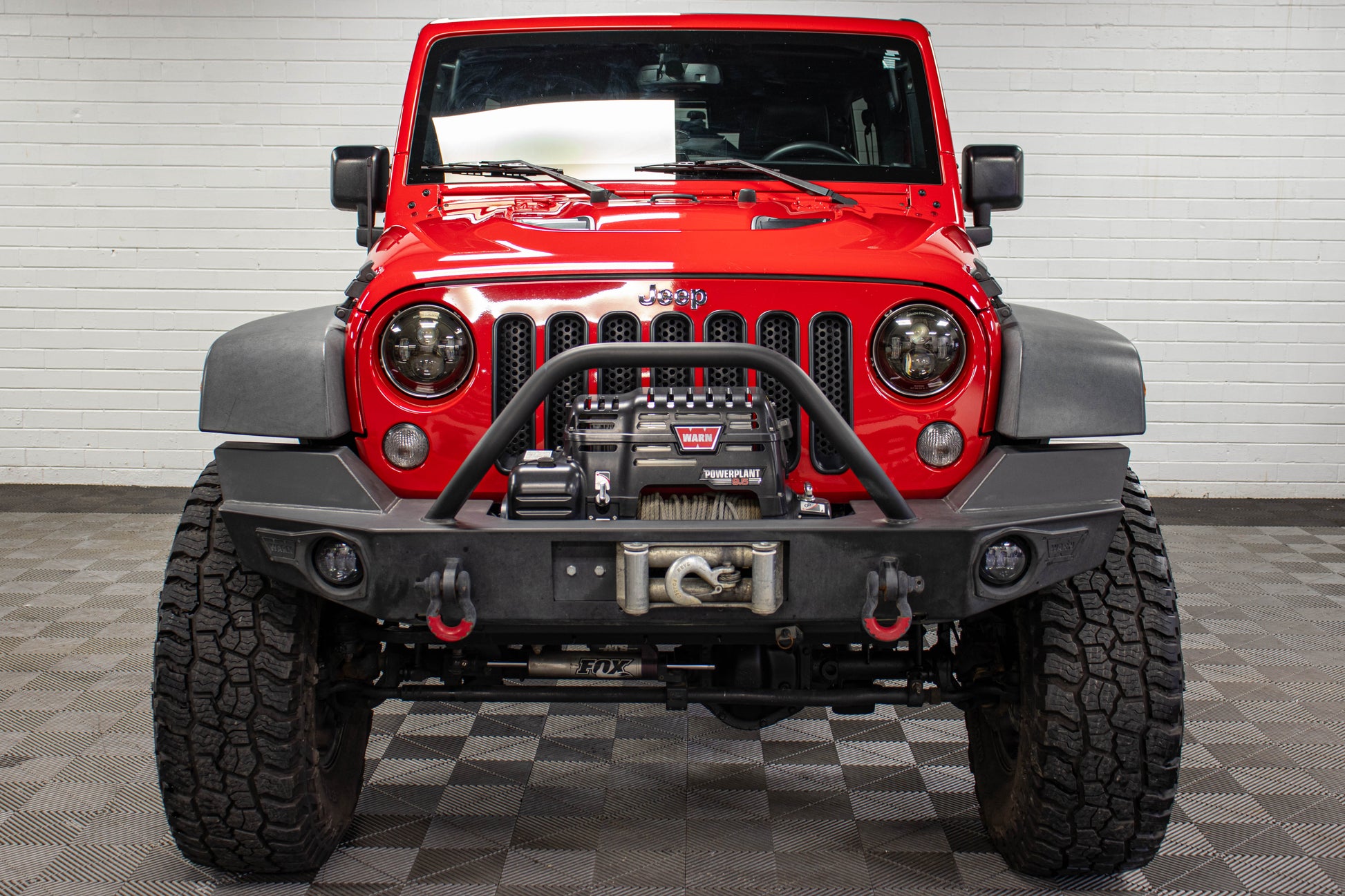 Pre-Owned 2015 Jeep Wrangler JK Unlimited Rubicon Hard Top Firecracker Red, 55k Miles