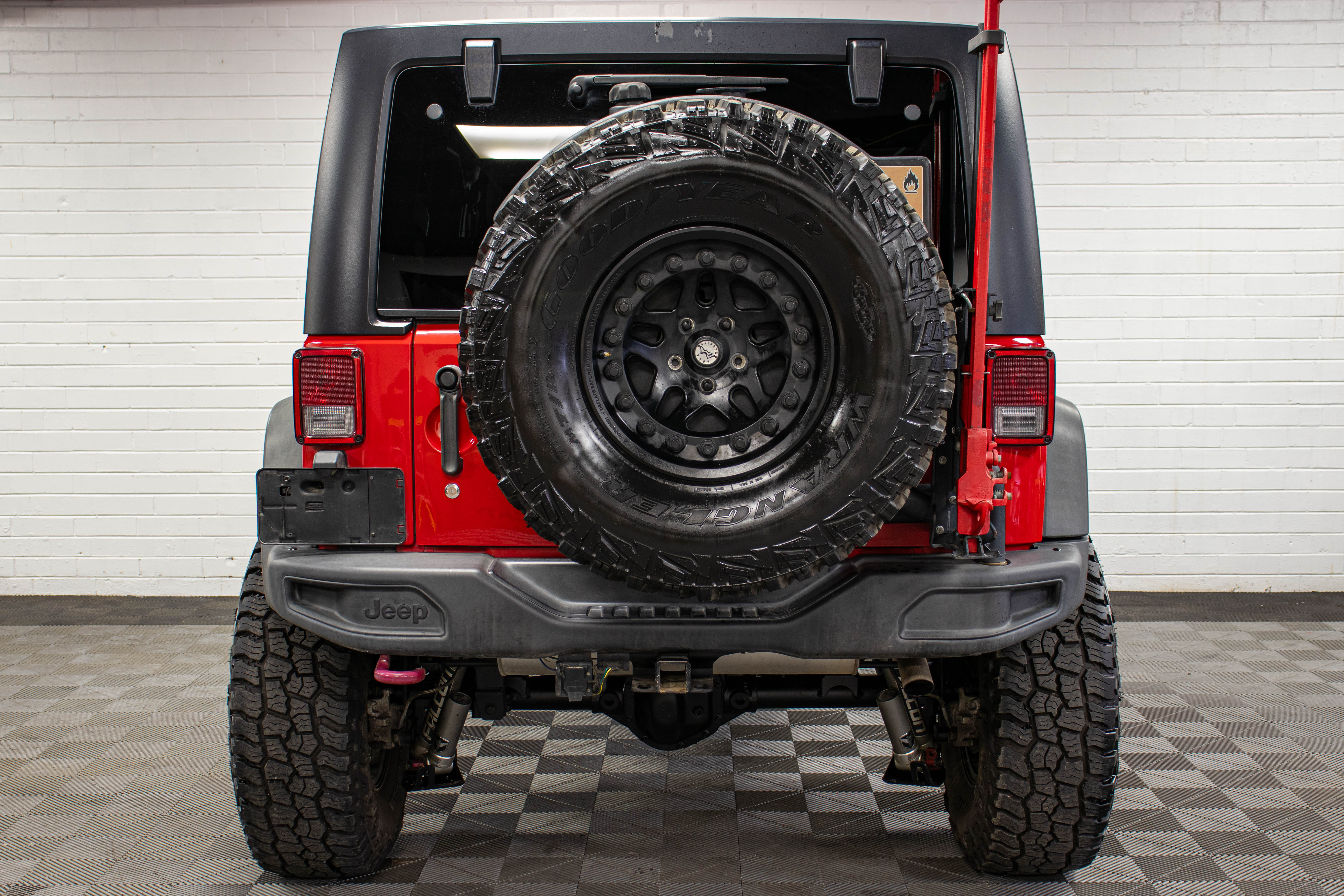 Pre-Owned 2015 Jeep Wrangler JK Unlimited Rubicon Hard Top Firecracker Red, 55k Miles
