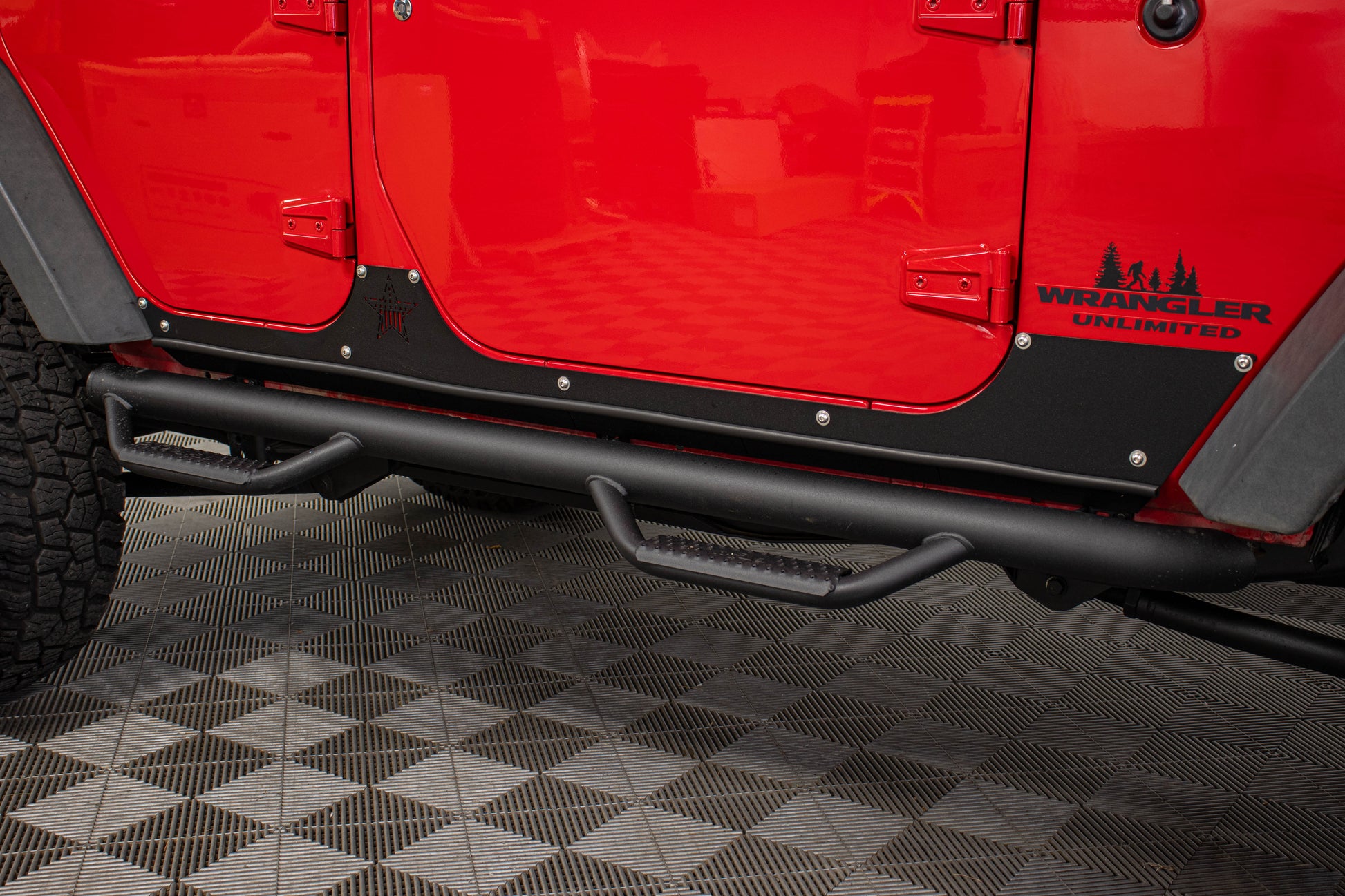 Pre-Owned 2015 Jeep Wrangler JK Unlimited Rubicon Hard Top Firecracker Red, 55k Miles