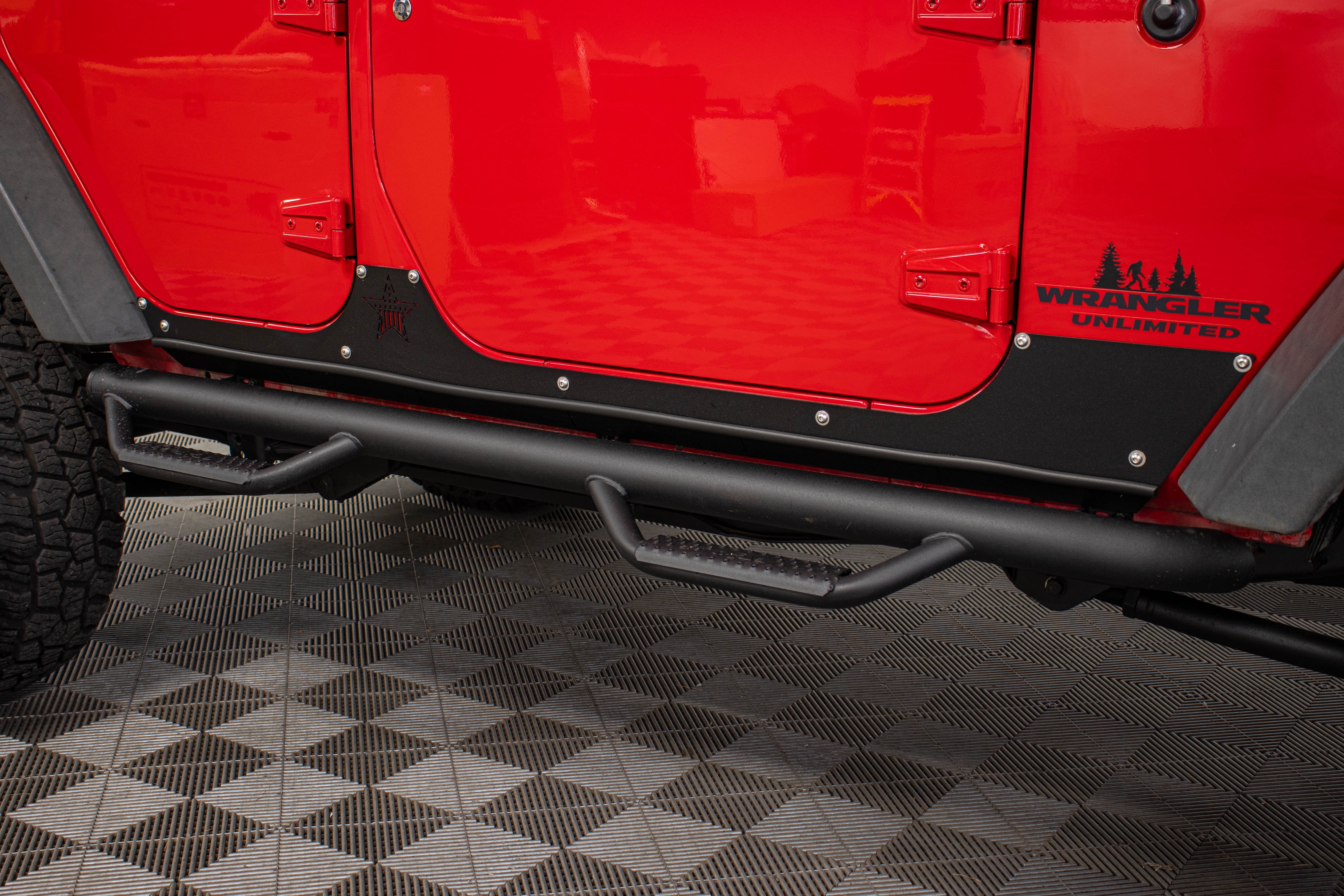 Pre-Owned 2015 Jeep Wrangler JK Unlimited Rubicon Hard Top Firecracker Red, 55k Miles