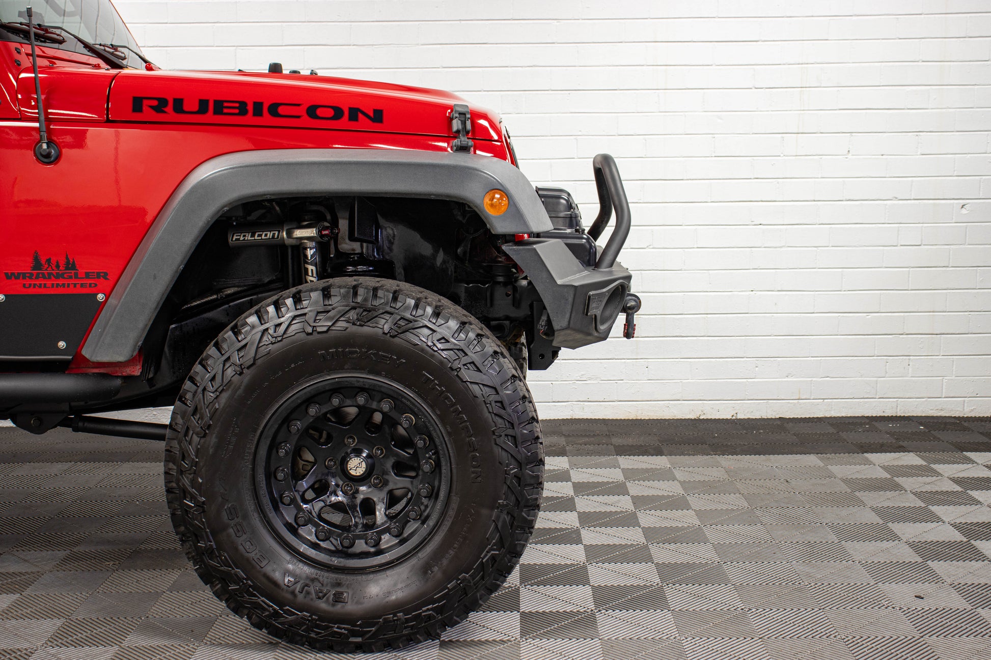 Pre-Owned 2015 Jeep Wrangler JK Unlimited Rubicon Hard Top Firecracker Red, 55k Miles