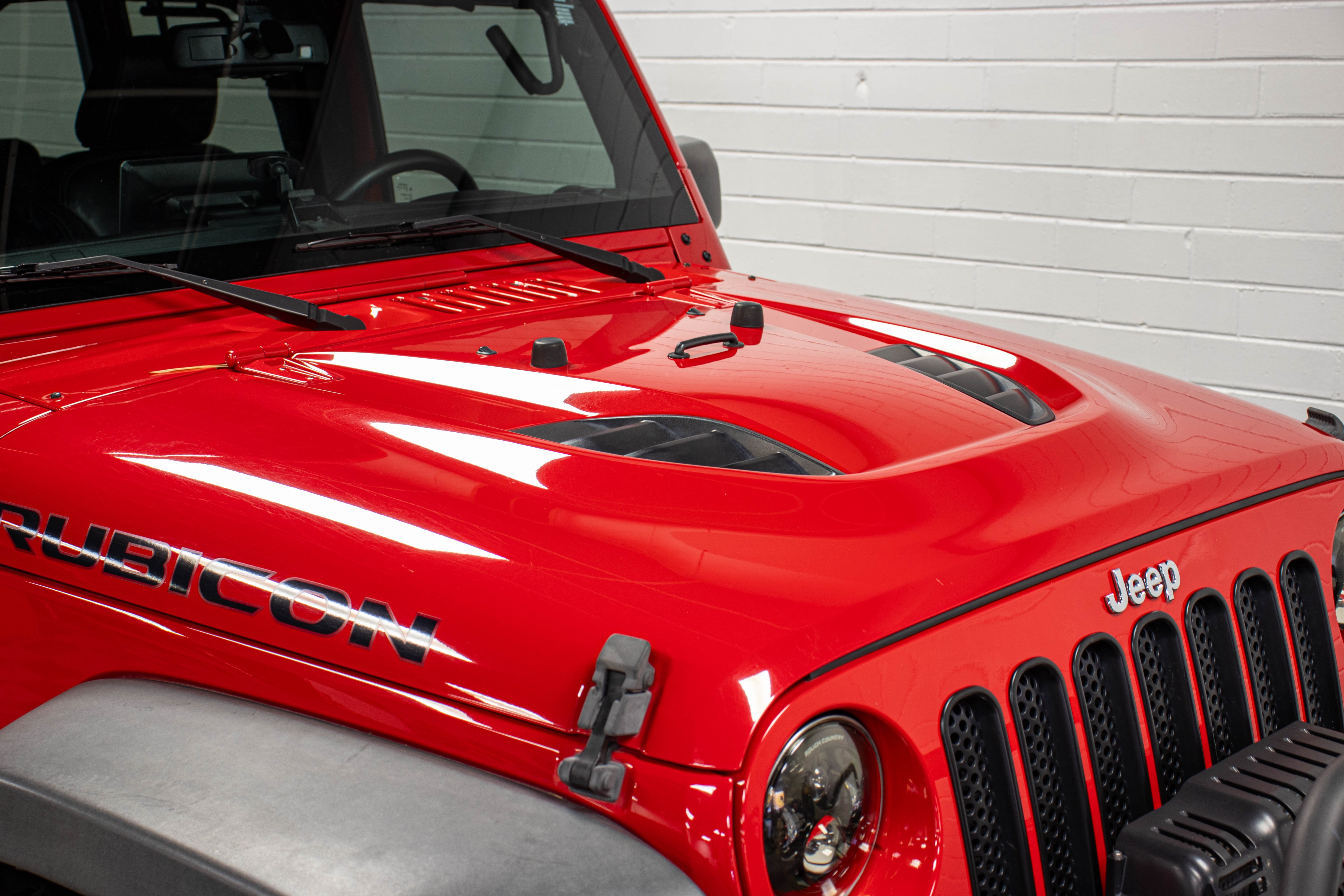 Pre-Owned 2015 Jeep Wrangler JK Unlimited Rubicon Hard Top Firecracker Red, 55k Miles