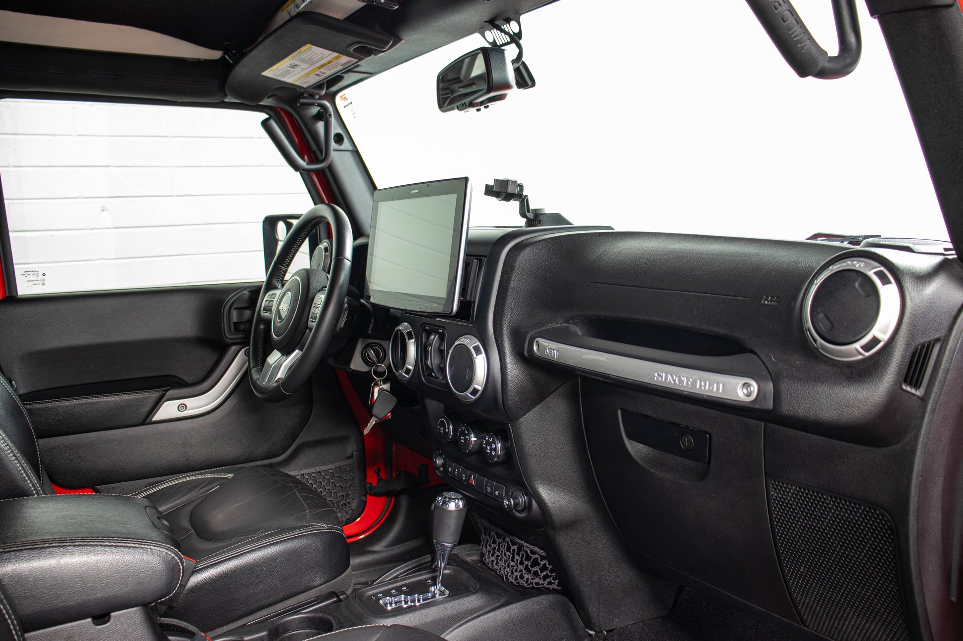 Pre-Owned 2015 Jeep Wrangler JK Unlimited Rubicon Hard Top Firecracker Red, 55k Miles