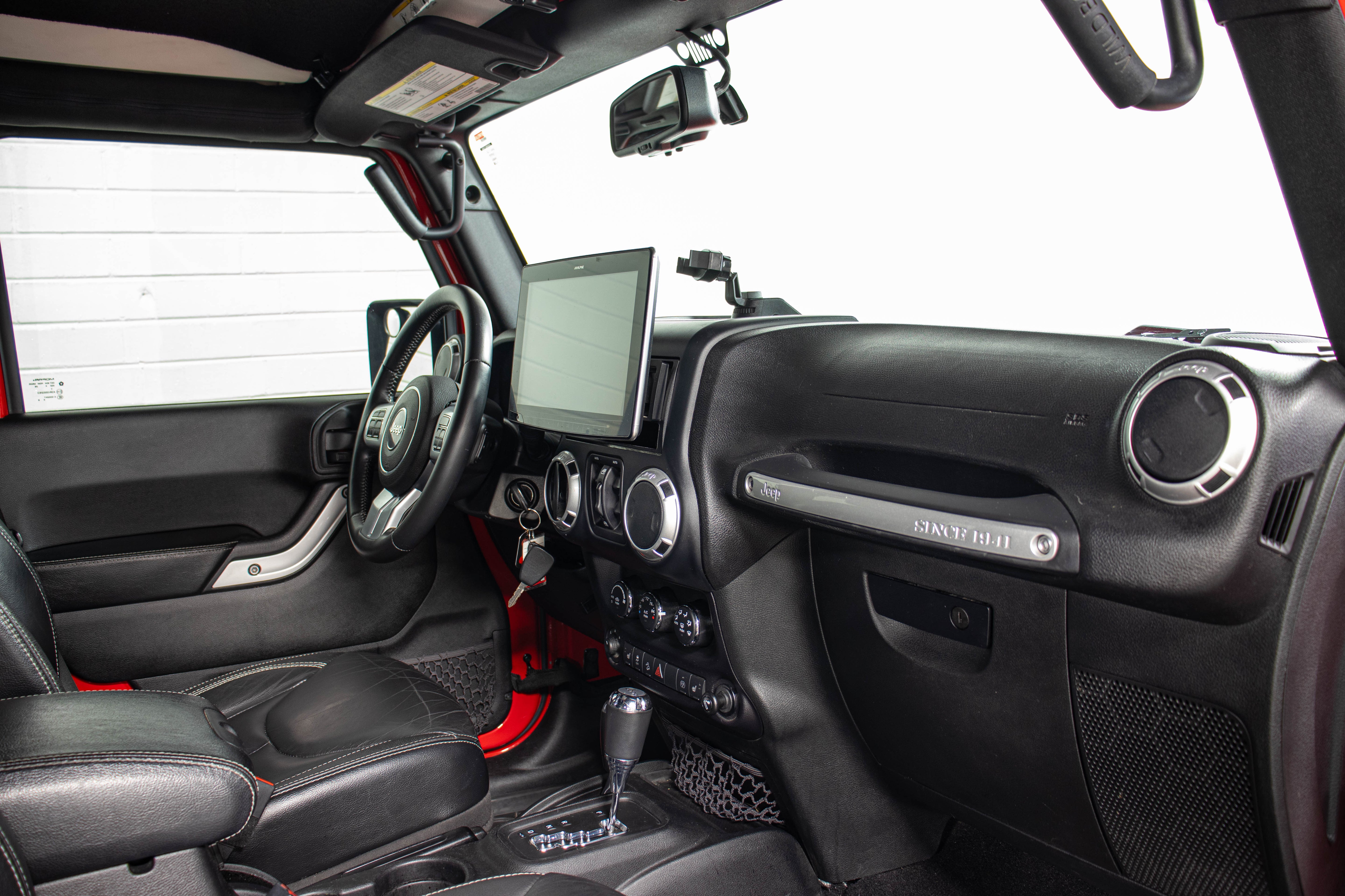 Pre-Owned 2015 Jeep Wrangler JK Unlimited Rubicon Hard Top Firecracker Red, 55k Miles