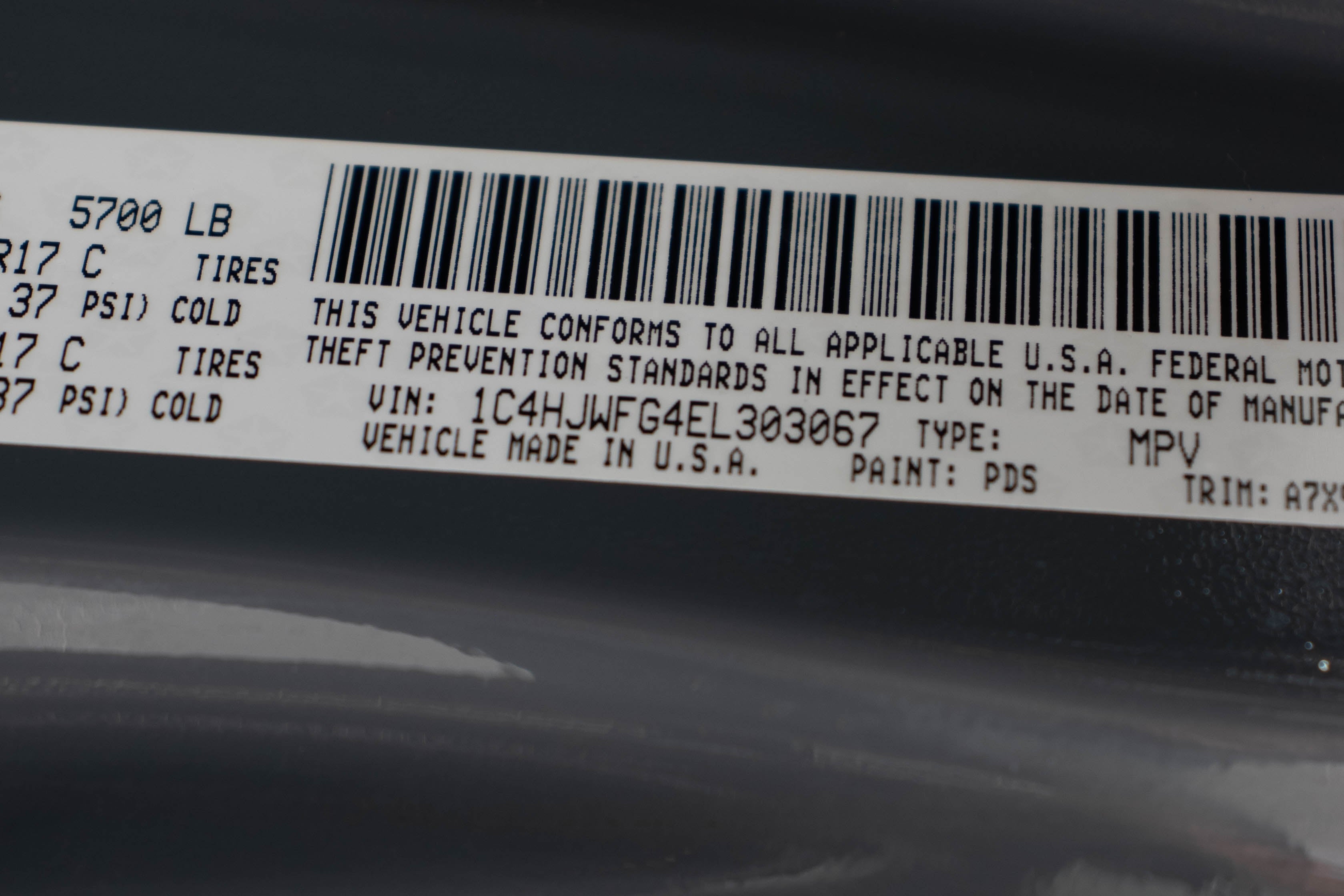 Pre-Owned 2014 Jeep Wrangler JKUR HEMI Hard Top Anvil - SOLD