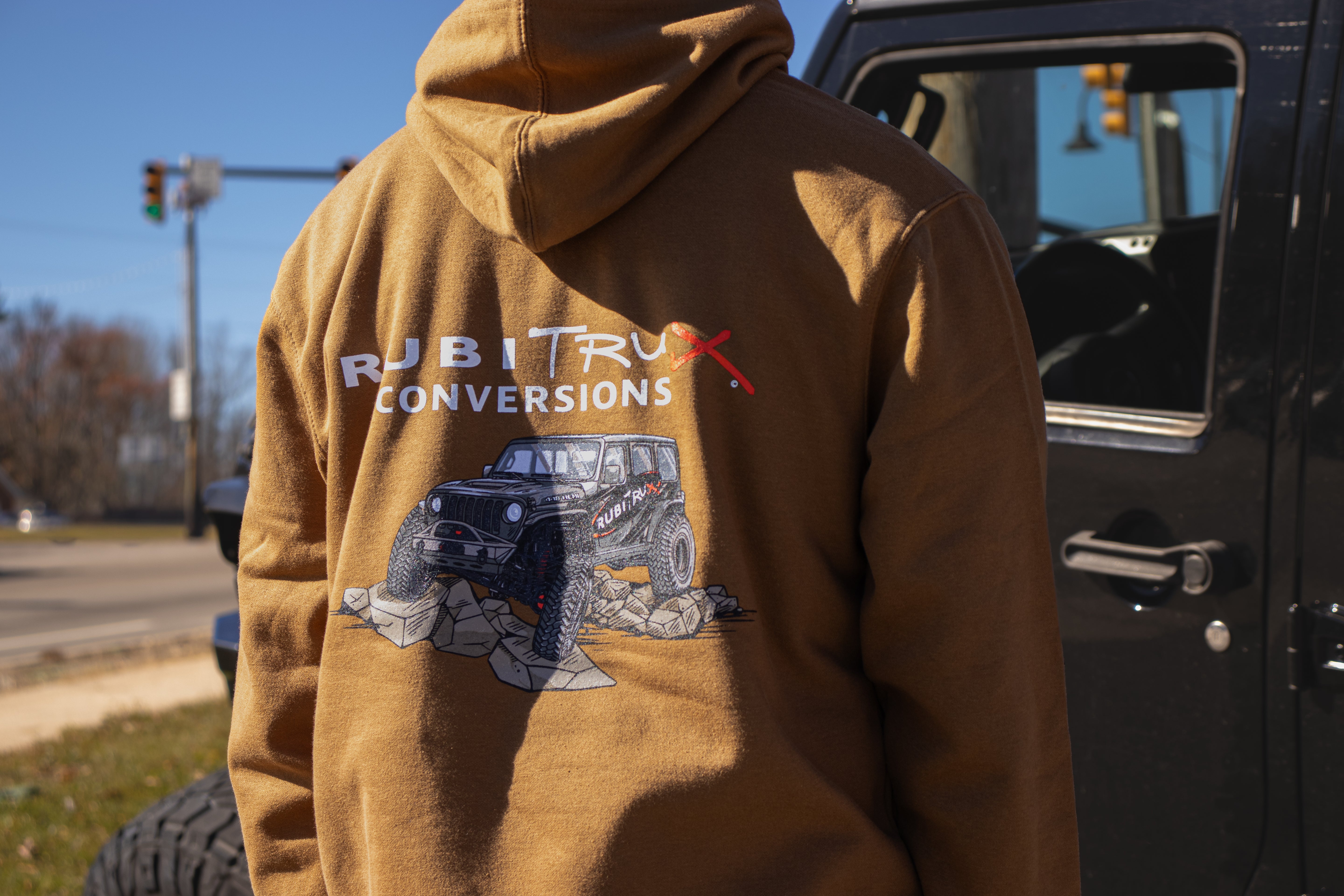 Rubitrux Hoodie Duck Brown Large