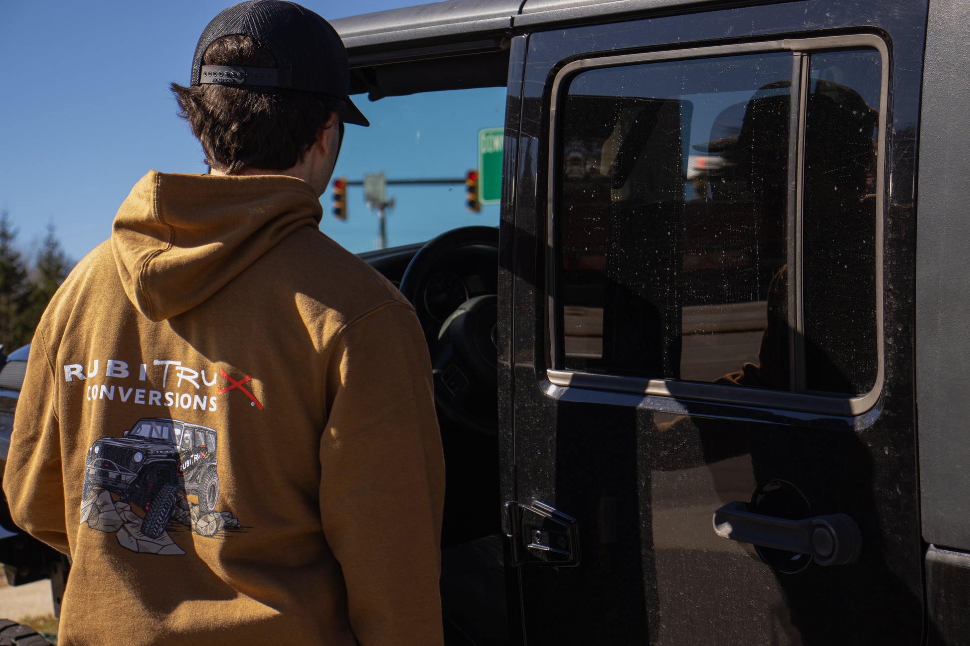 Rubitrux Hoodie Duck Brown Large