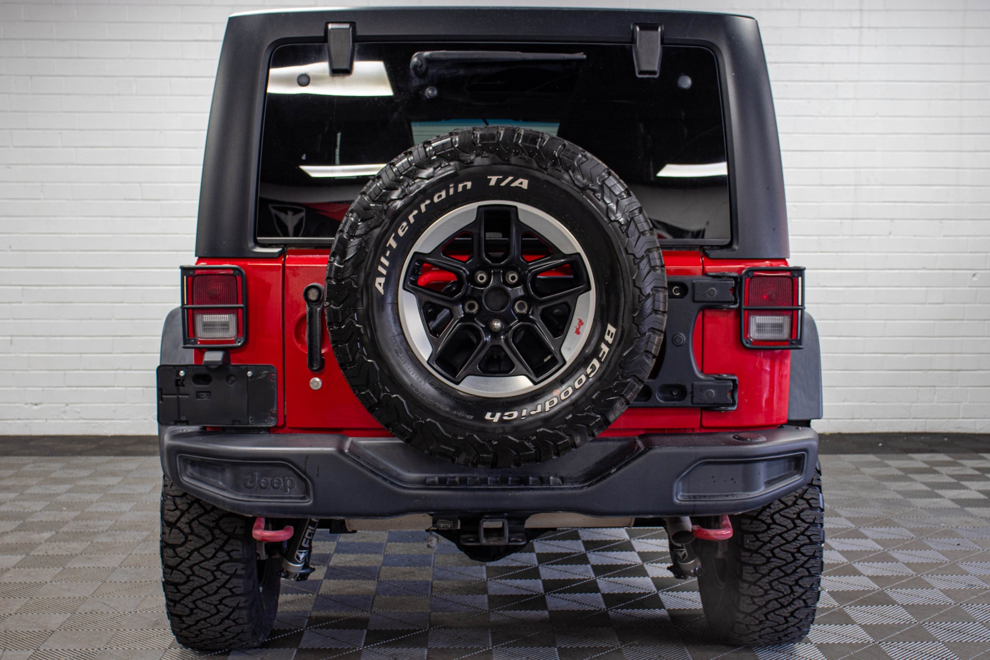Pre-Owned 2017 Jeep Wrangler JK Unlimited Rubicon Recon Hard Top Firecracker Red, 52k Miles