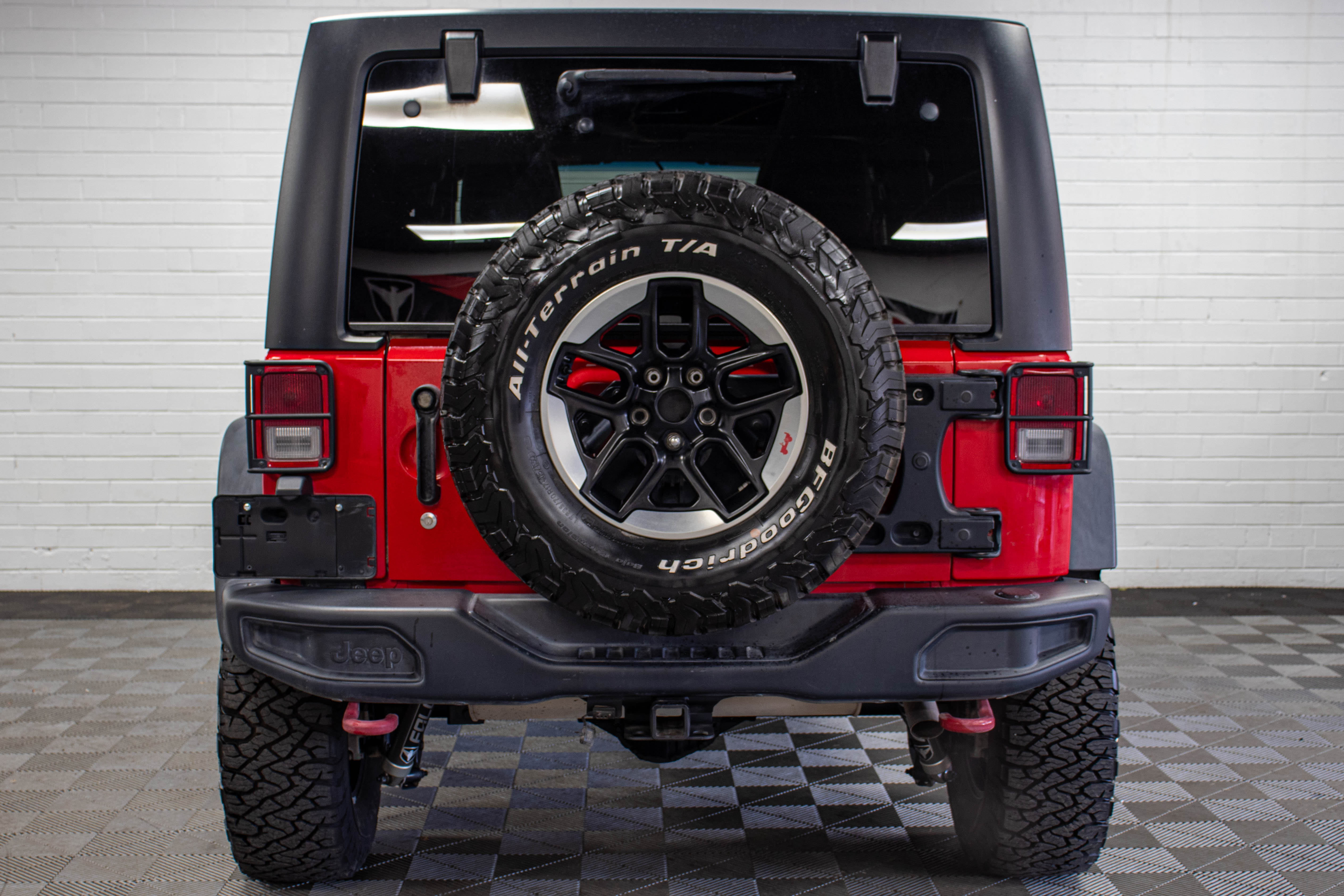 Pre-Owned 2017 Jeep Wrangler JK Unlimited Rubicon Recon Hard Top Firecracker Red, 52k Miles