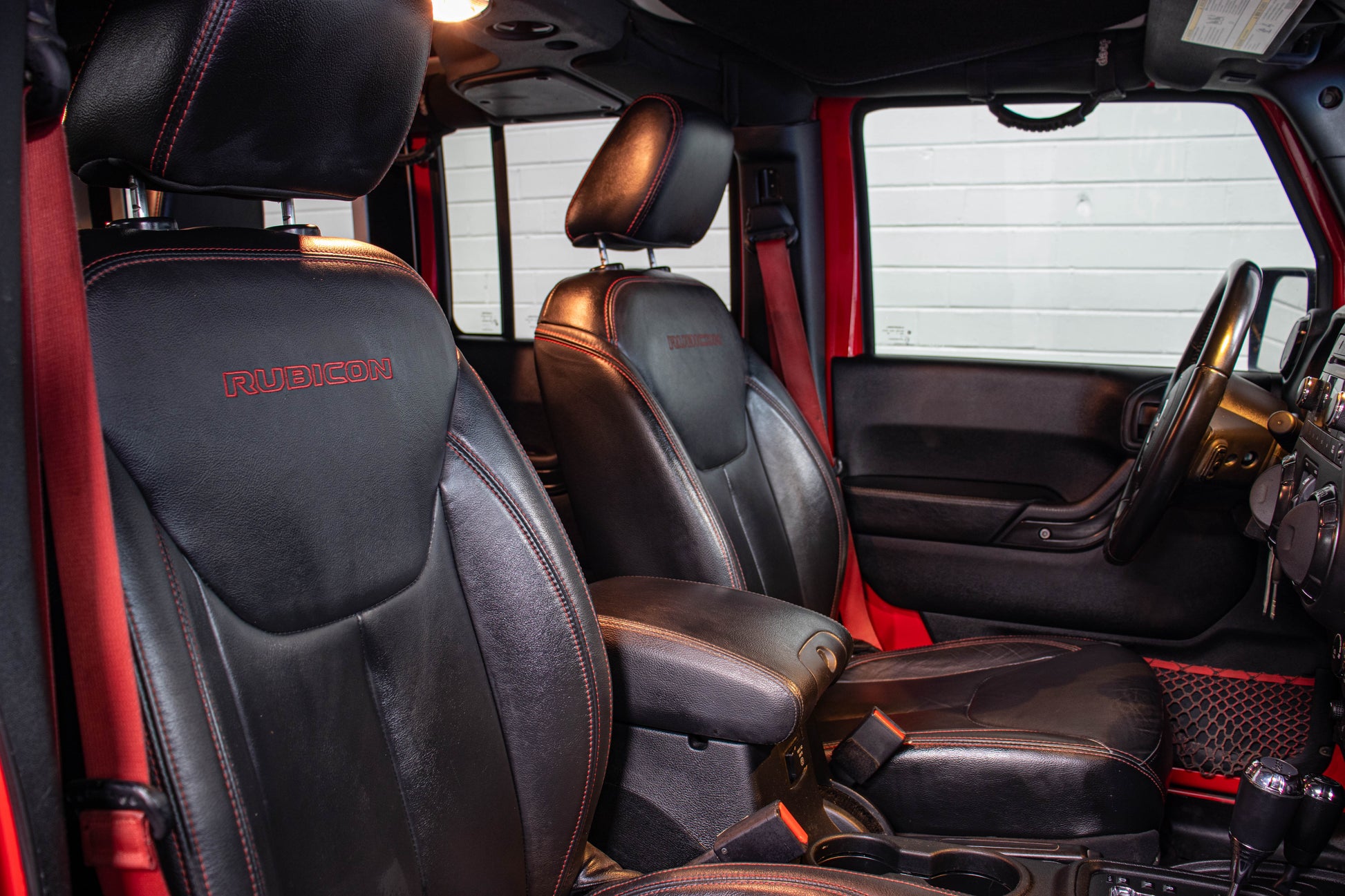 Pre-Owned 2017 Jeep Wrangler JK Unlimited Rubicon Recon Hard Top Firecracker Red, 52k Miles