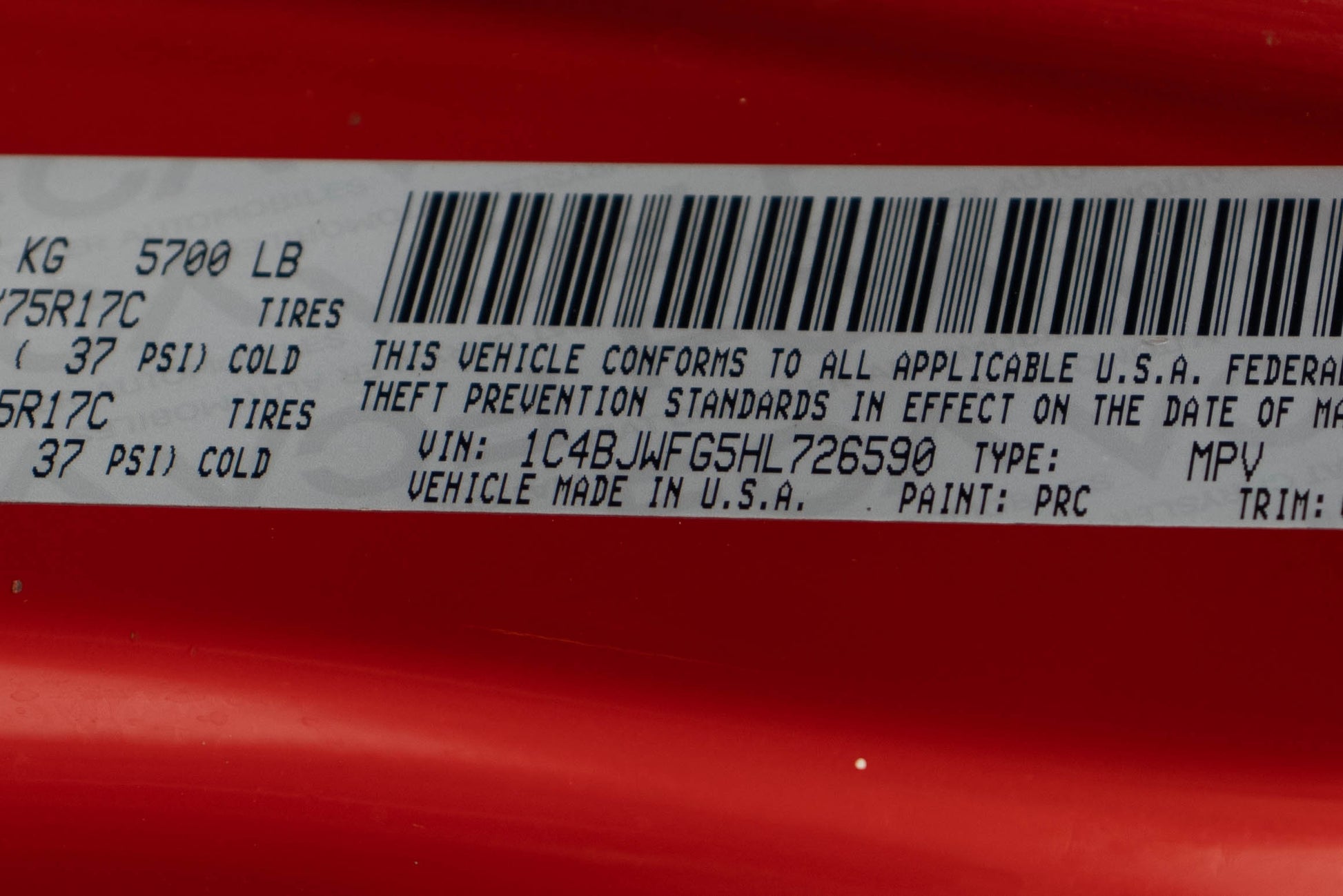 Pre-Owned 2017 Jeep Wrangler JK Unlimited Rubicon Recon Hard Top Firecracker Red, 52k Miles