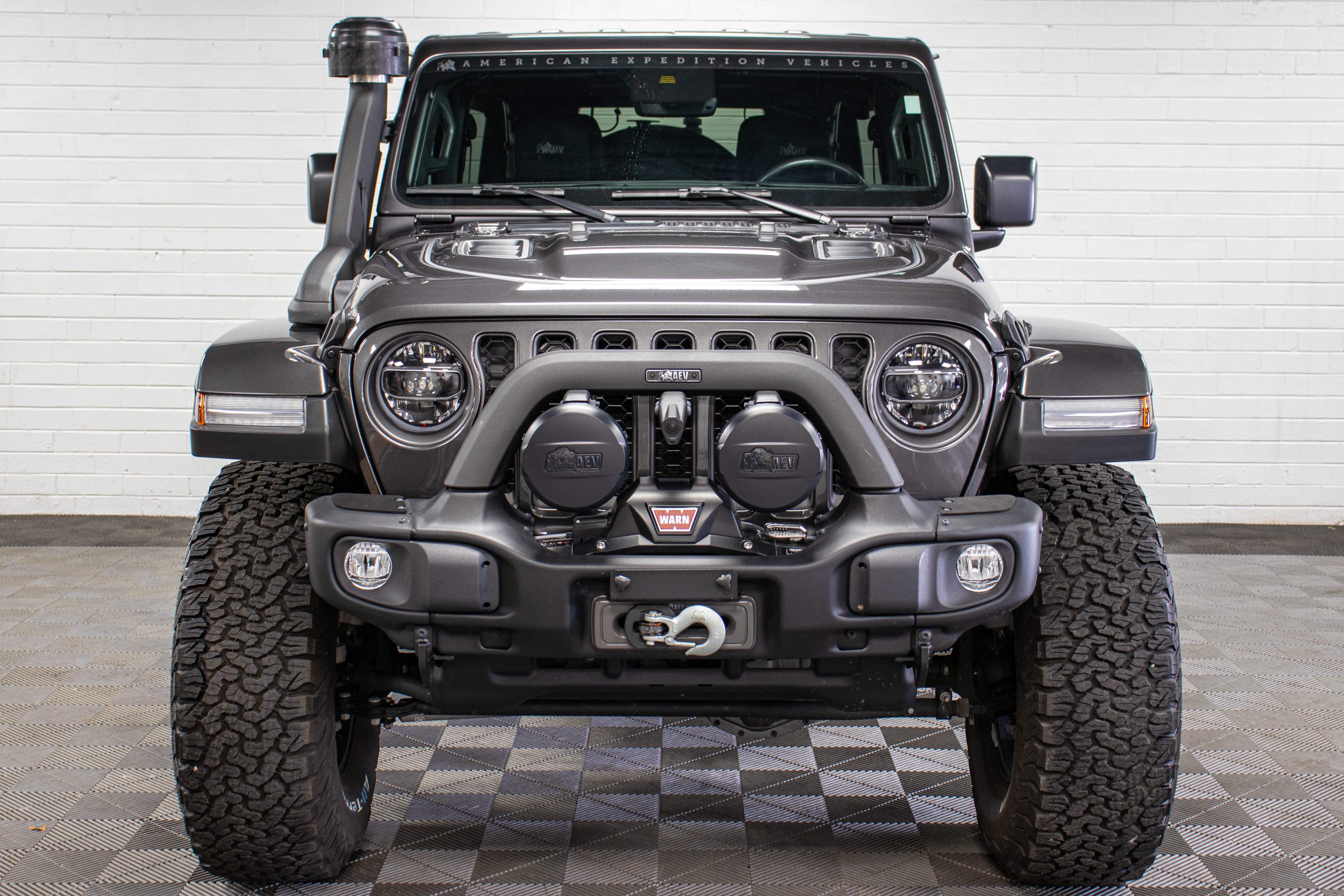 Pre-Owned 2021 Jeep Wrangler JL Unlimited Rubicon AEV JL370 Hard Top Granite Crystal - SOLD