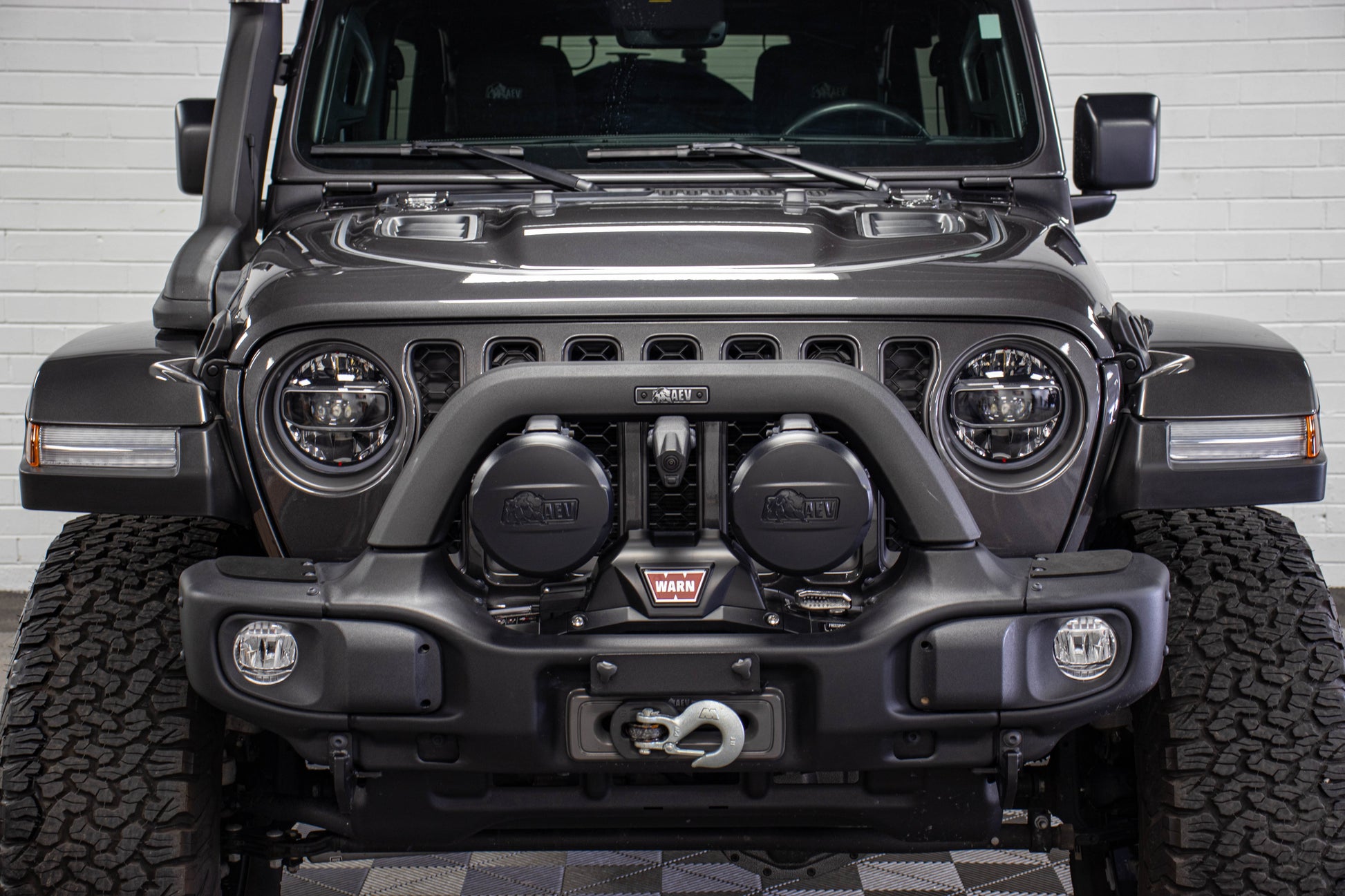 Pre-Owned 2021 Jeep Wrangler JL Unlimited Rubicon AEV JL370 Hard Top Granite Crystal - SOLD