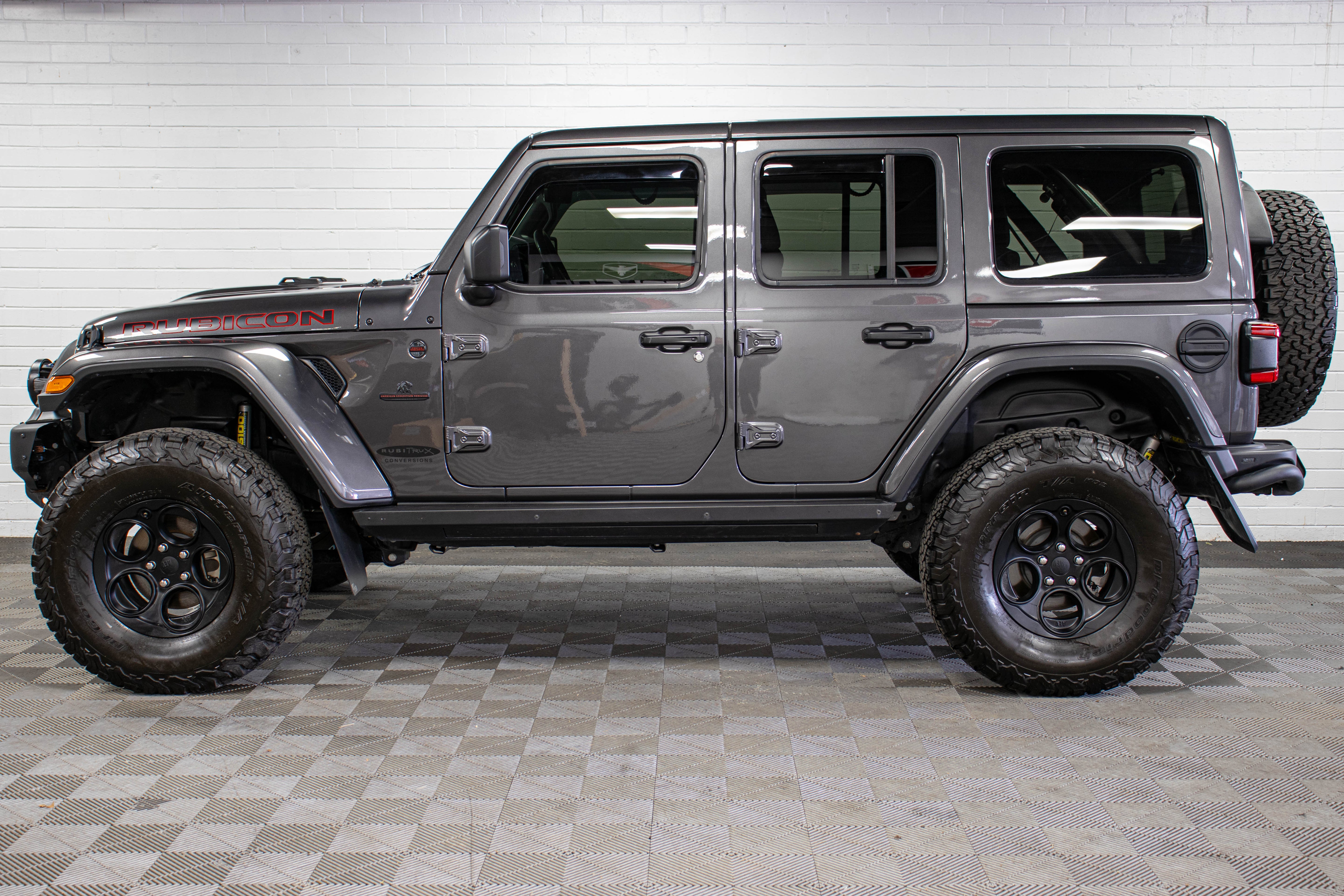 Pre-Owned 2021 Jeep Wrangler JL Unlimited Rubicon AEV JL370 Hard Top Granite Crystal - SOLD
