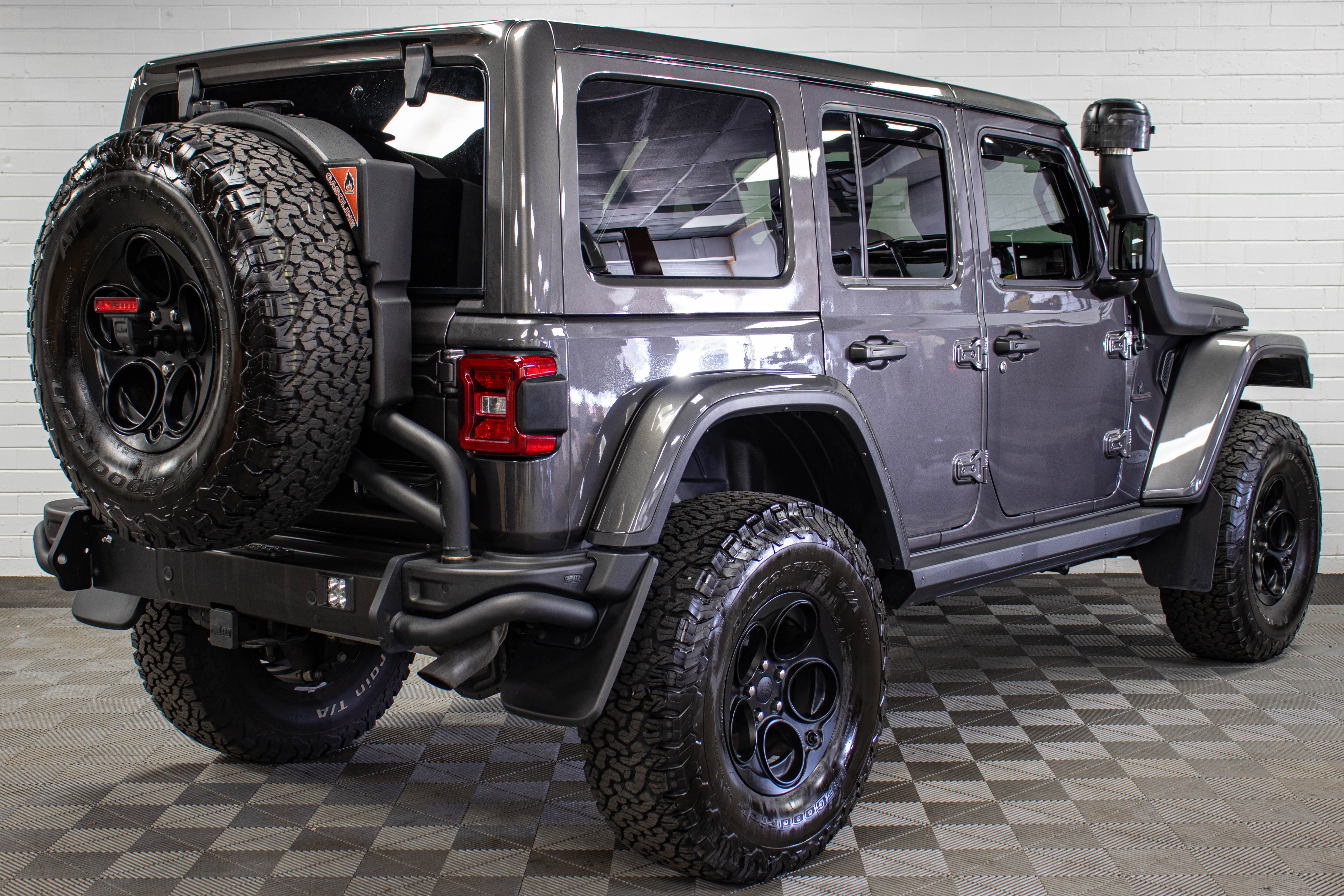 Pre-Owned 2021 Jeep Wrangler JL Unlimited Rubicon AEV JL370 Hard Top Granite Crystal - SOLD