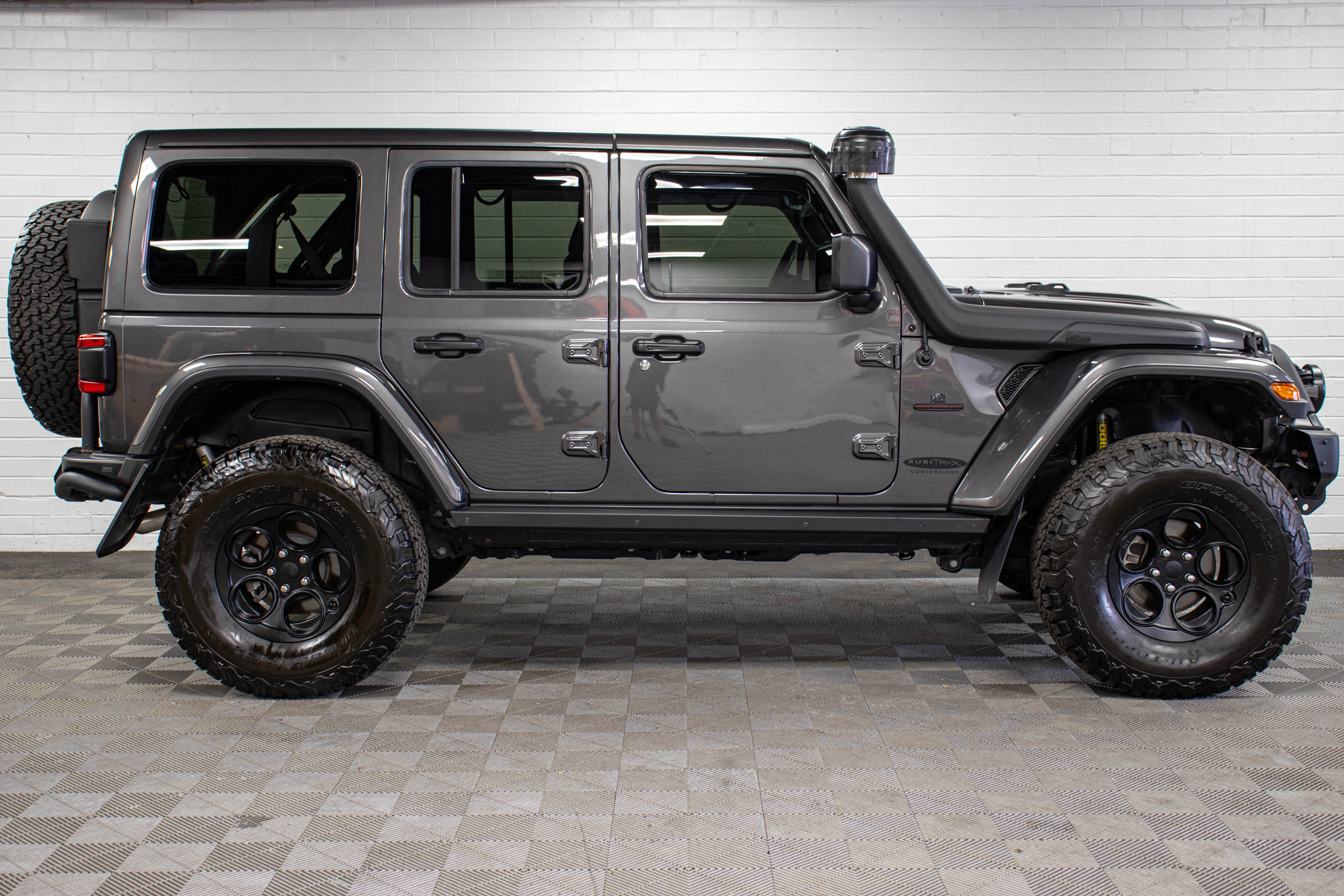 Pre-Owned 2021 Jeep Wrangler JL Unlimited Rubicon AEV JL370 Hard Top Granite Crystal - SOLD