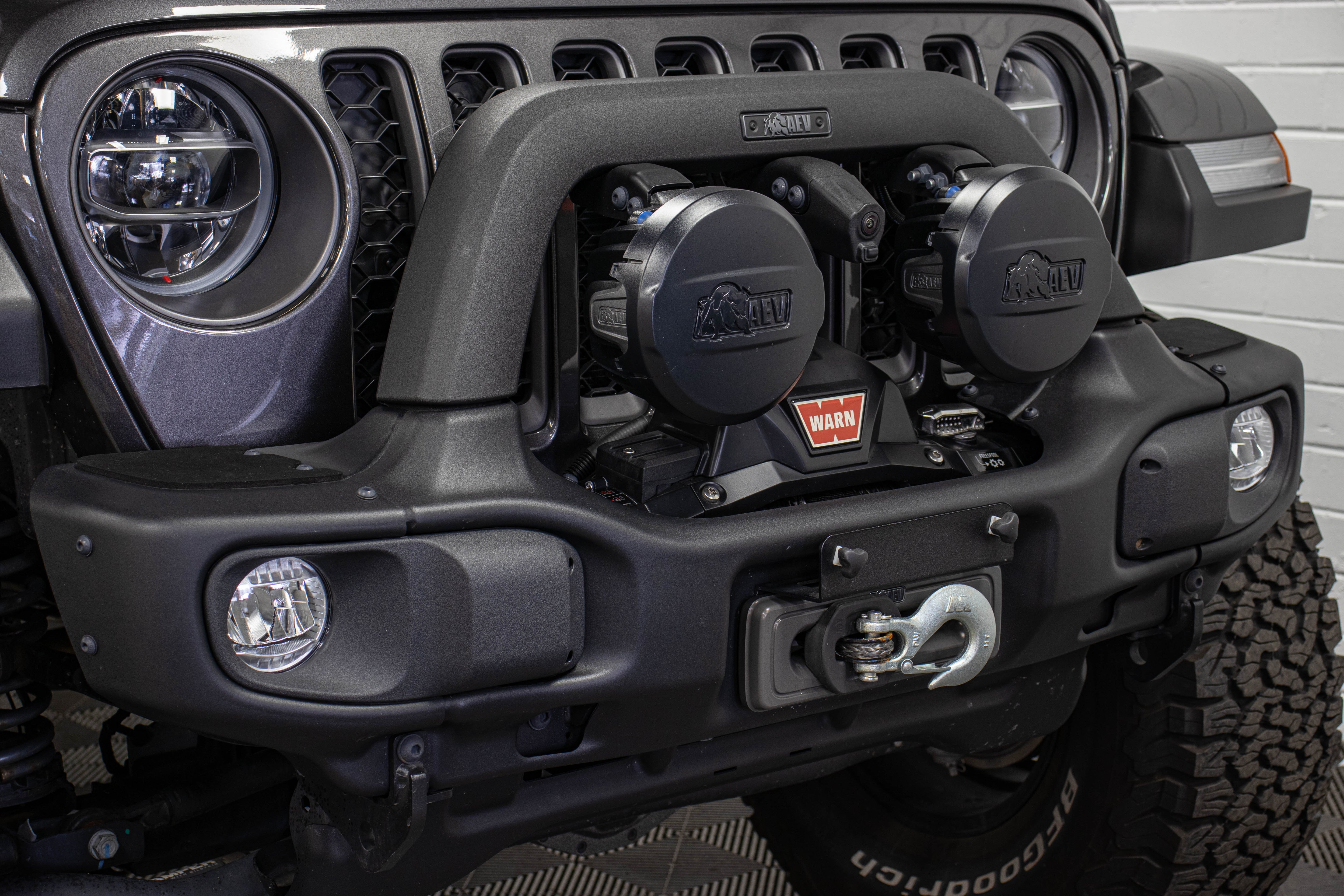 Pre-Owned 2021 Jeep Wrangler JL Unlimited Rubicon AEV JL370 Hard Top Granite Crystal - SOLD