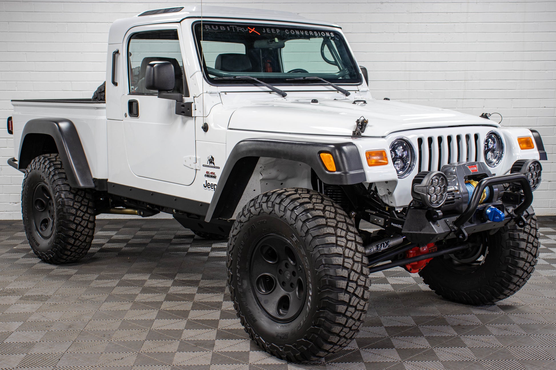 Pre-Owned 2003 Jeep Wrangler HEMI Brute Conversion Hard Top Bright White - SOLD
