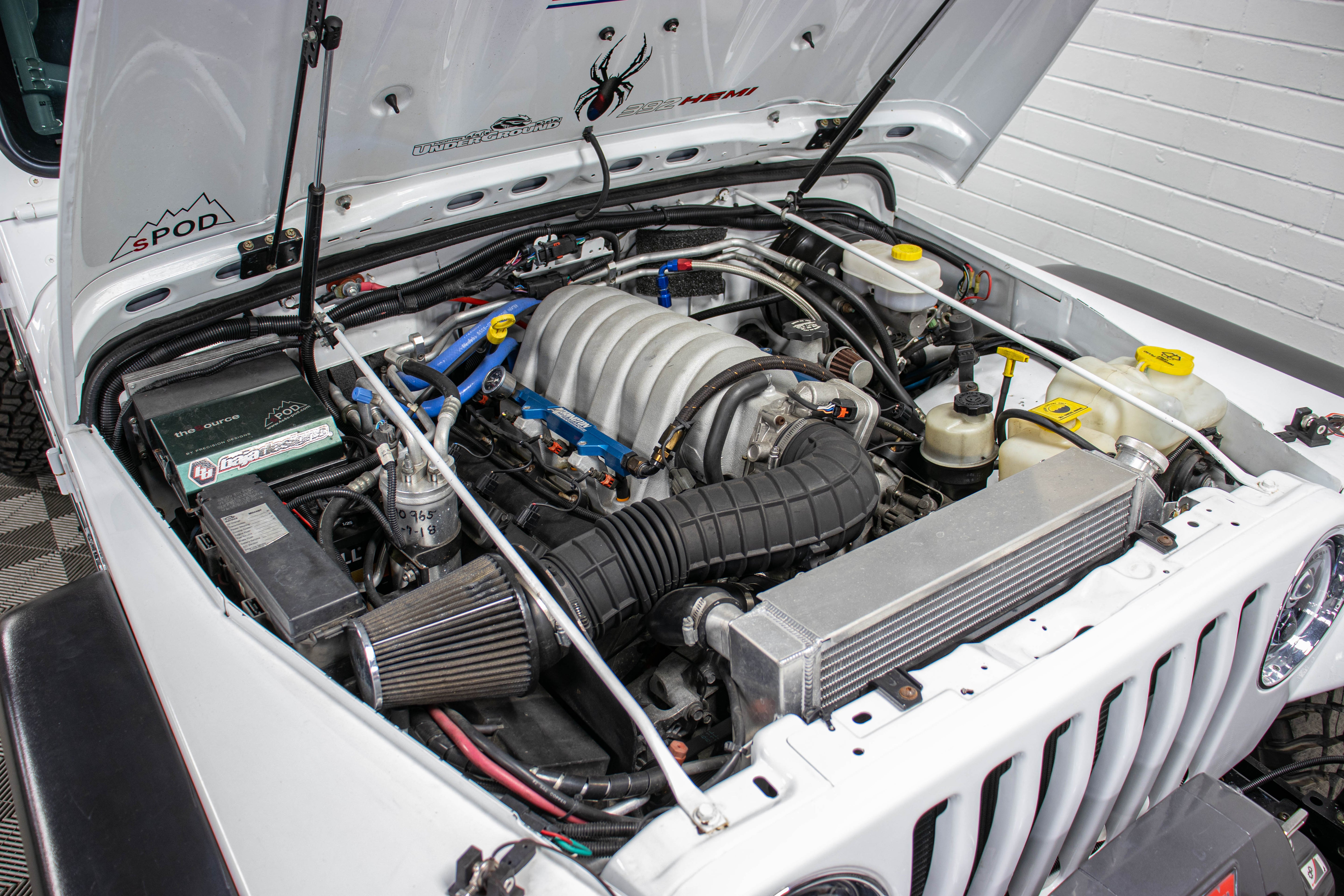 Pre-Owned 2003 Jeep Wrangler HEMI Brute Conversion Hard Top Bright White - SOLD