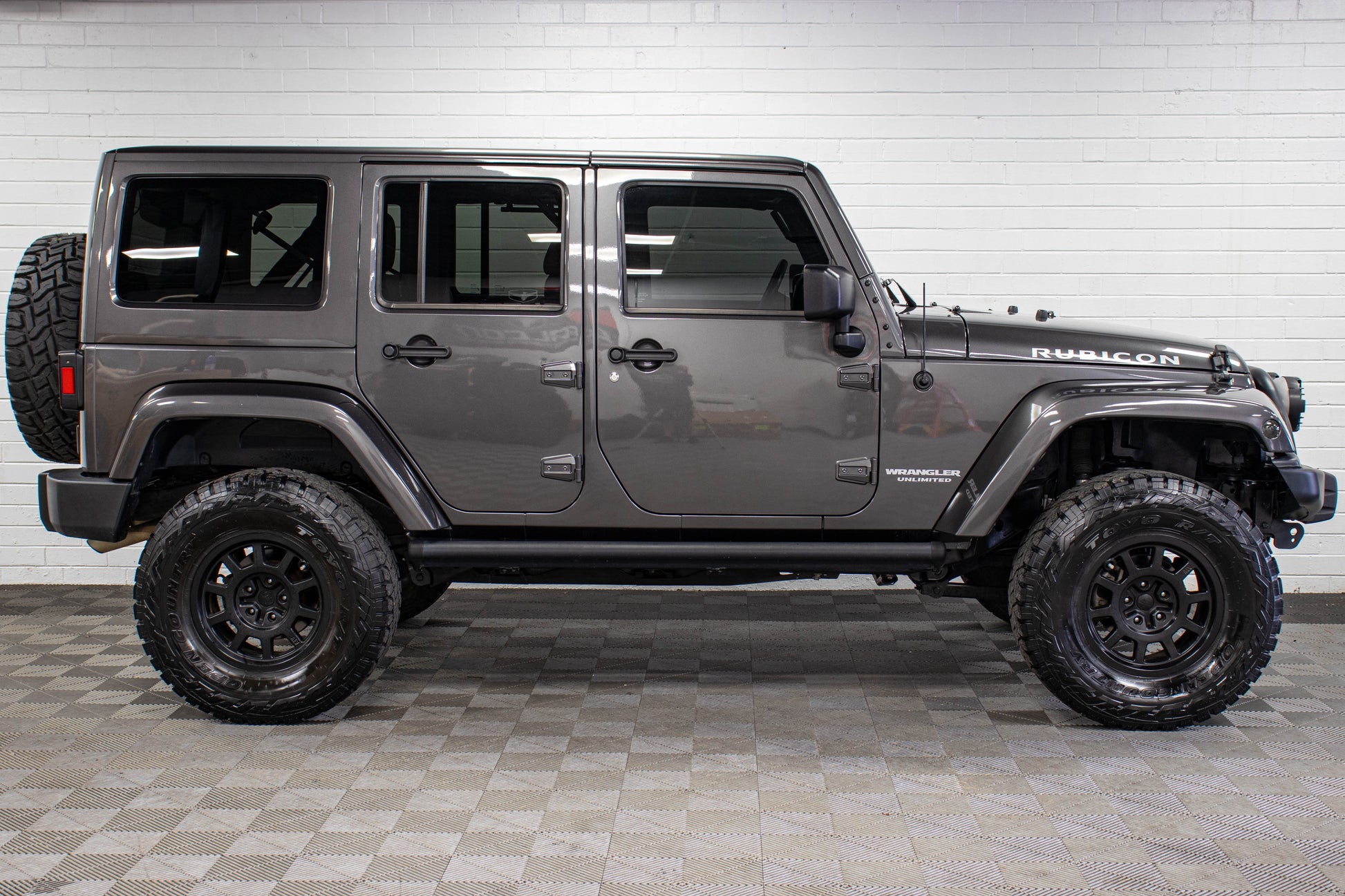 Pre-Owned 2016 Jeep Wrangler JK Unlimited Rubicon Hard Top Granite Crystal, 113k Miles