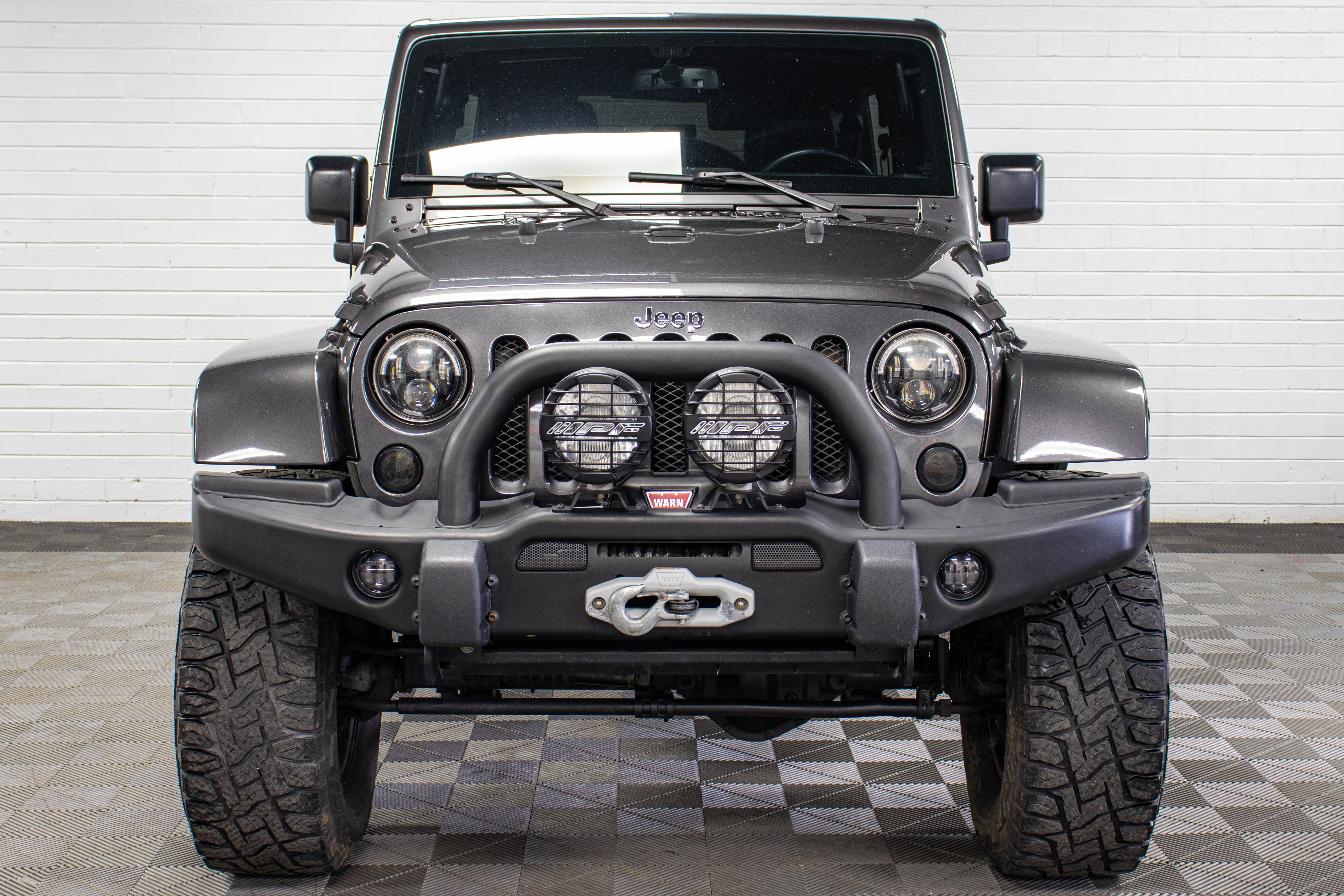 Pre-Owned 2016 Jeep Wrangler JK Unlimited Rubicon Hard Top Granite Crystal, 113k Miles