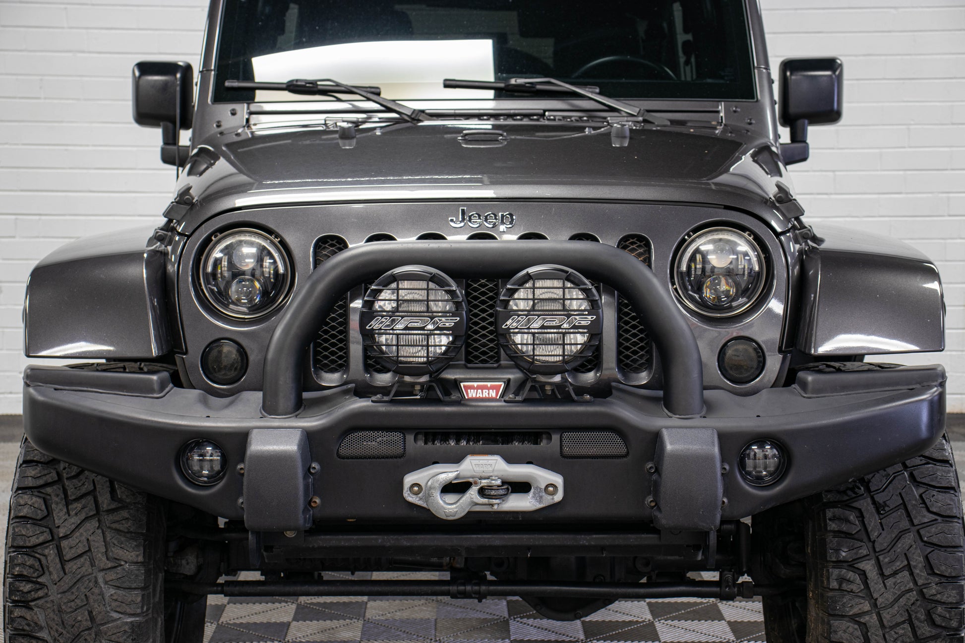 Pre-Owned 2016 Jeep Wrangler JK Unlimited Rubicon Hard Top Granite Crystal, 113k Miles