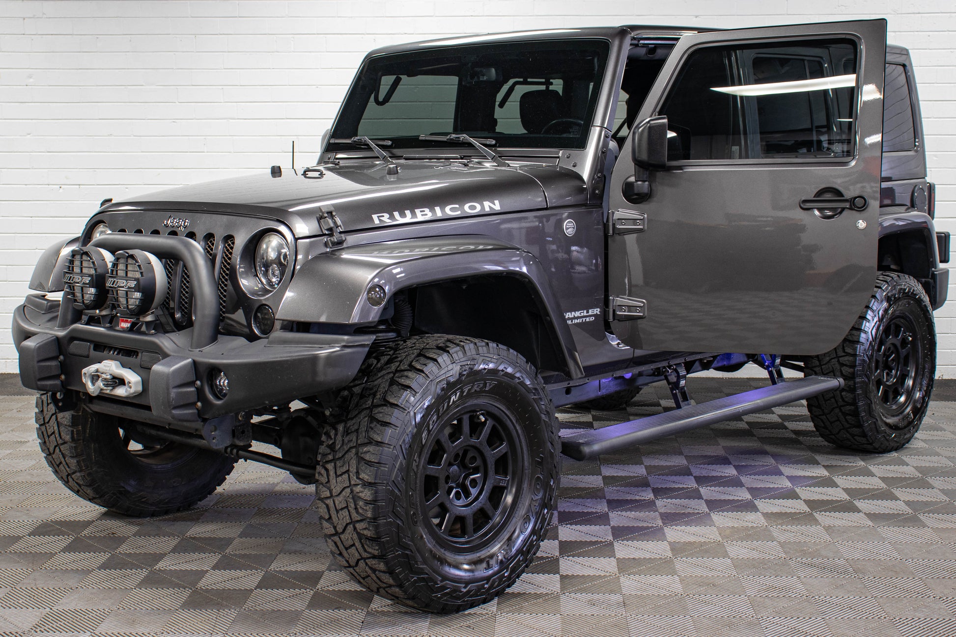 Pre-Owned 2016 Jeep Wrangler JK Unlimited Rubicon Hard Top Granite Crystal, 113k Miles