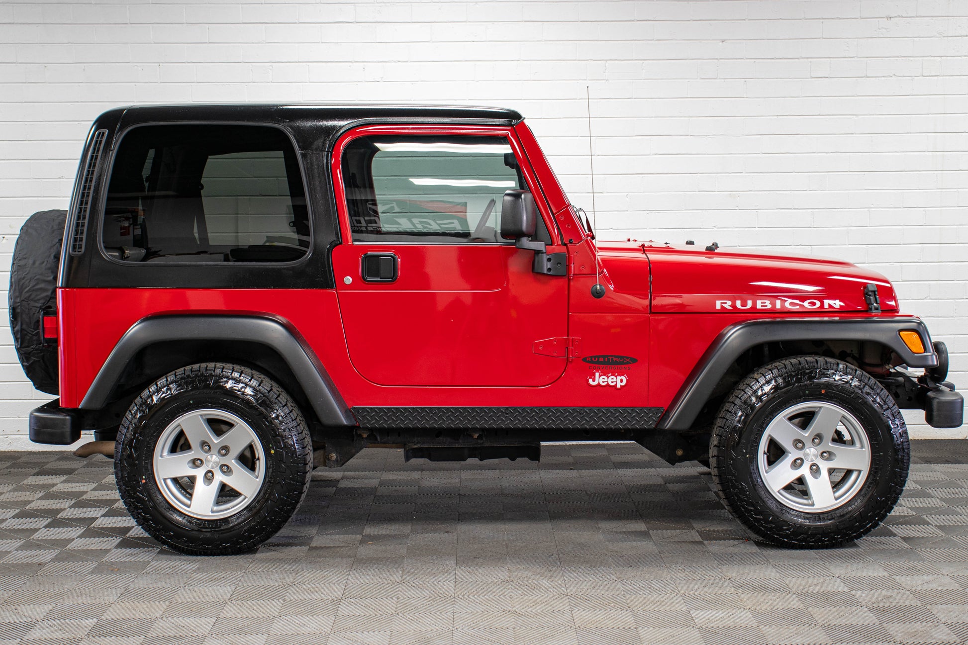 Pre-Owned 2006 Jeep Wrangler TJ Rubicon Hard Top Flame Red, 56k Miles